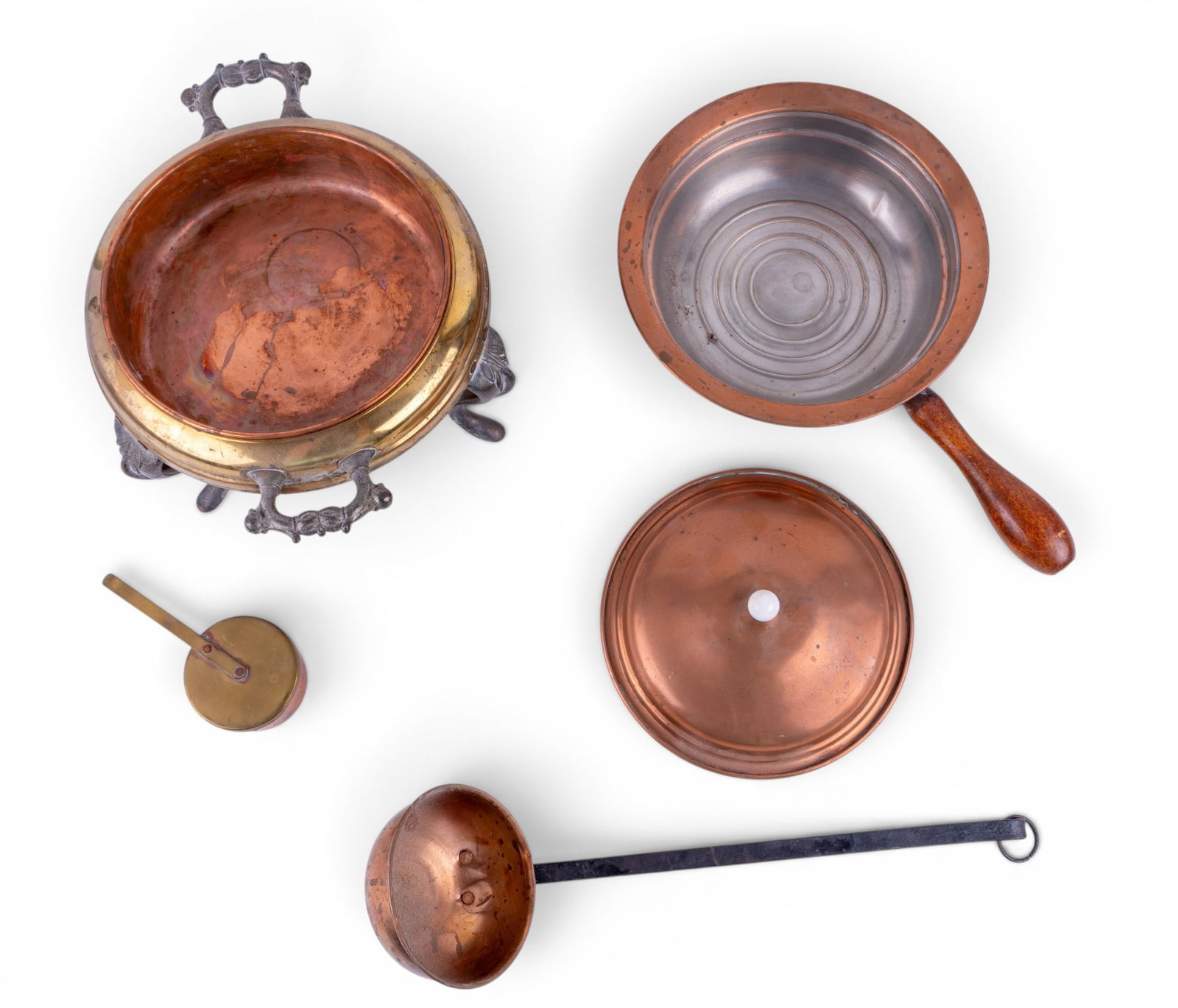 Copper Chafing Dish and Ladle - 3