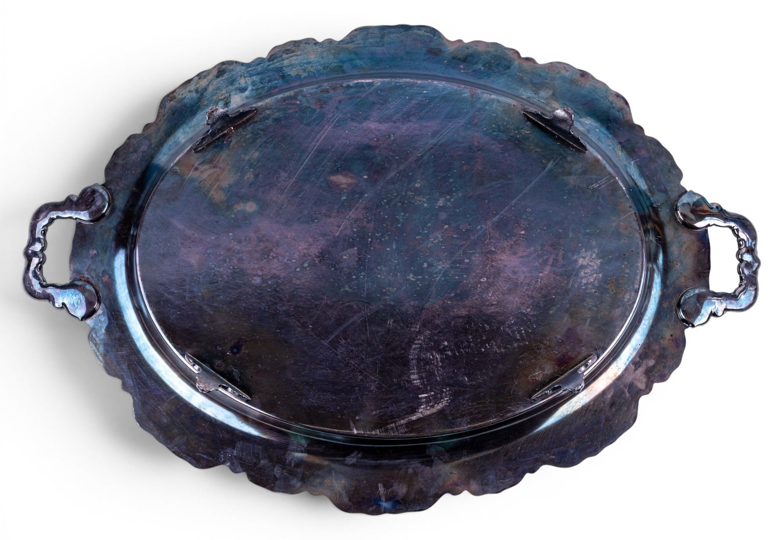 Poole Silver Co. Silverplate Serving Tray - 2