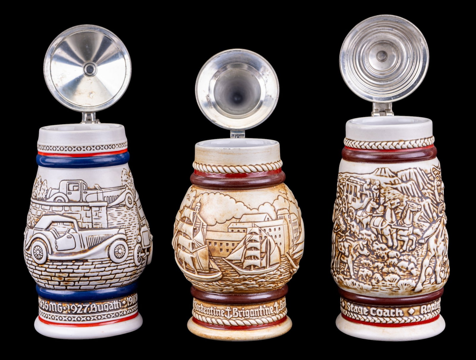 Avon Ceramic Beer Steins - 7