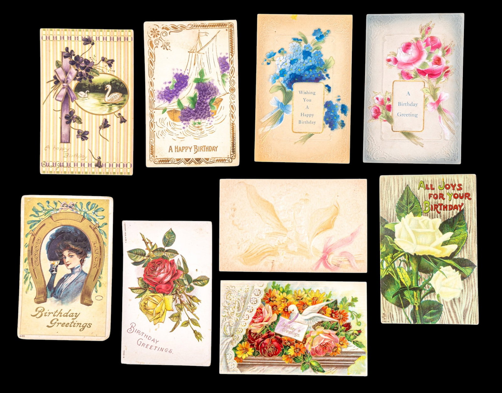 Early Floral / Greeting Postcards - 2