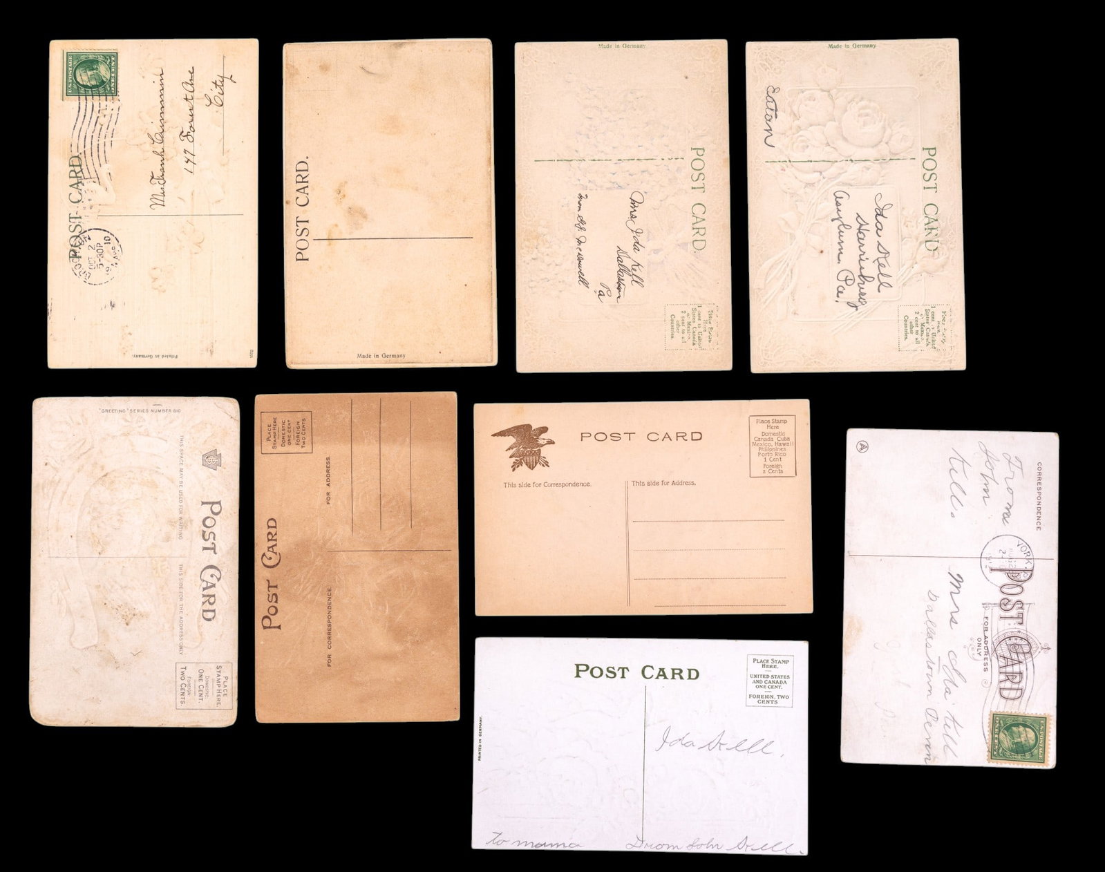 Early Floral / Greeting Postcards - 3