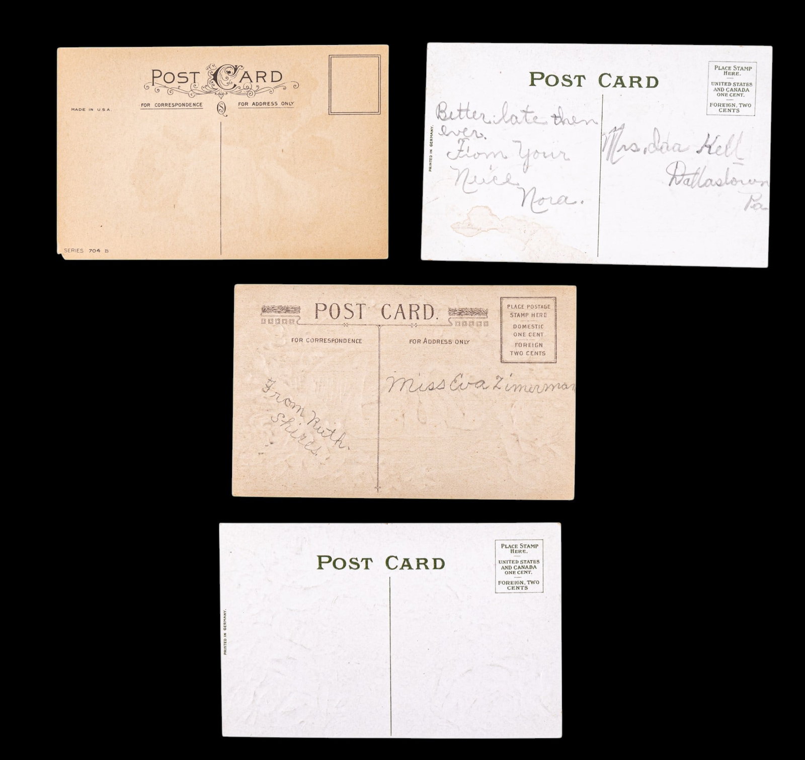 Early Floral / Greeting Postcards - 7