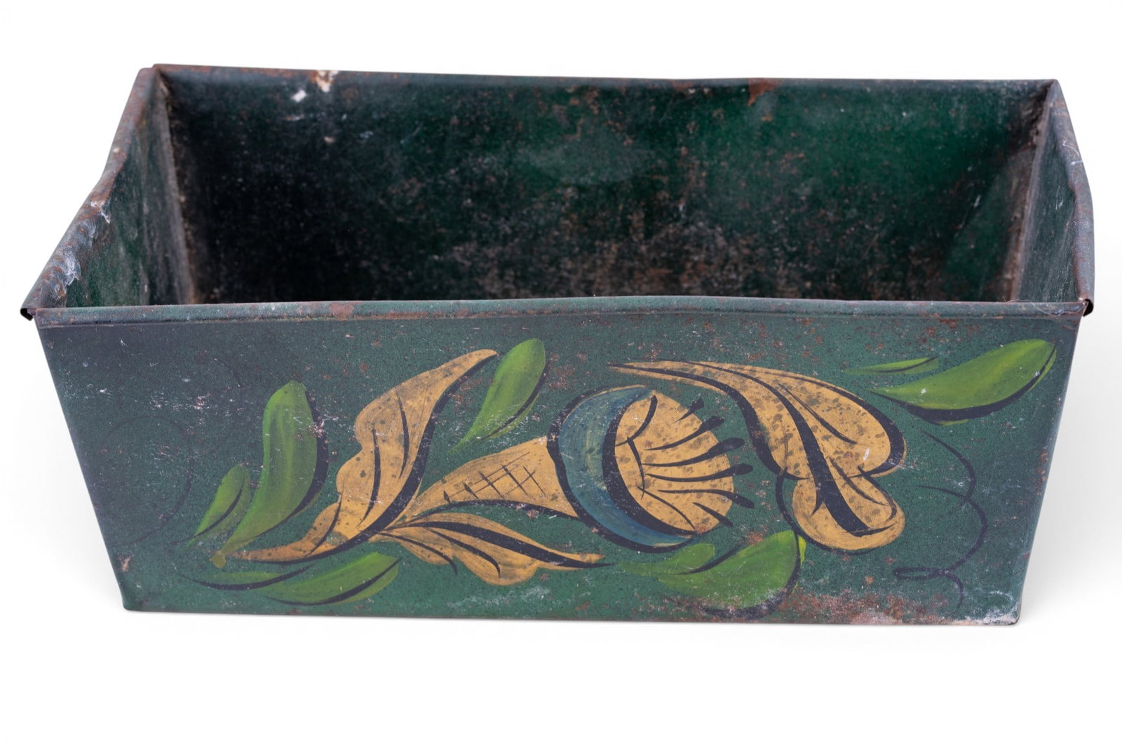 Rare Painted Tin Cake Pan, ca. 1870 - 4