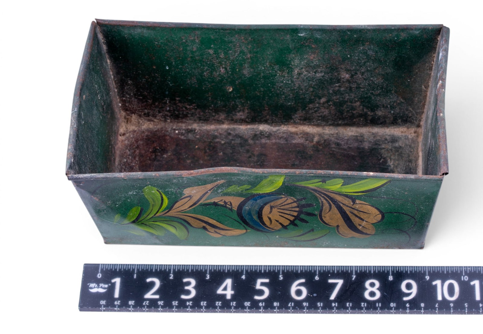 Rare Painted Tin Cake Pan, ca. 1870 - 7