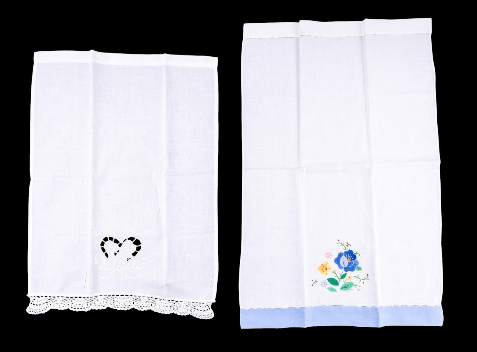 Vintage Embroidered Table Linens - 5