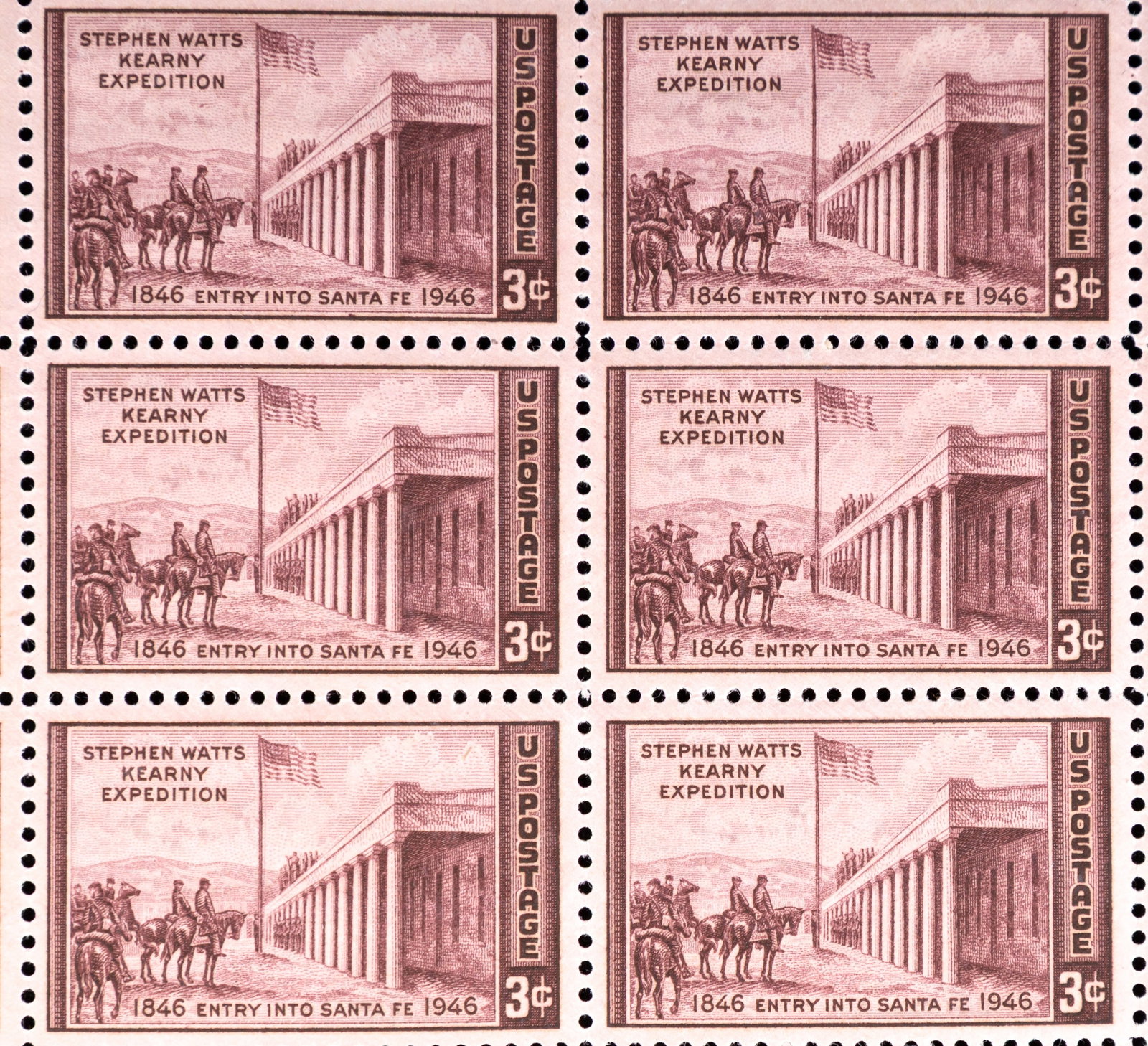 USA Stamp Sheets, Partial Blocks - 4