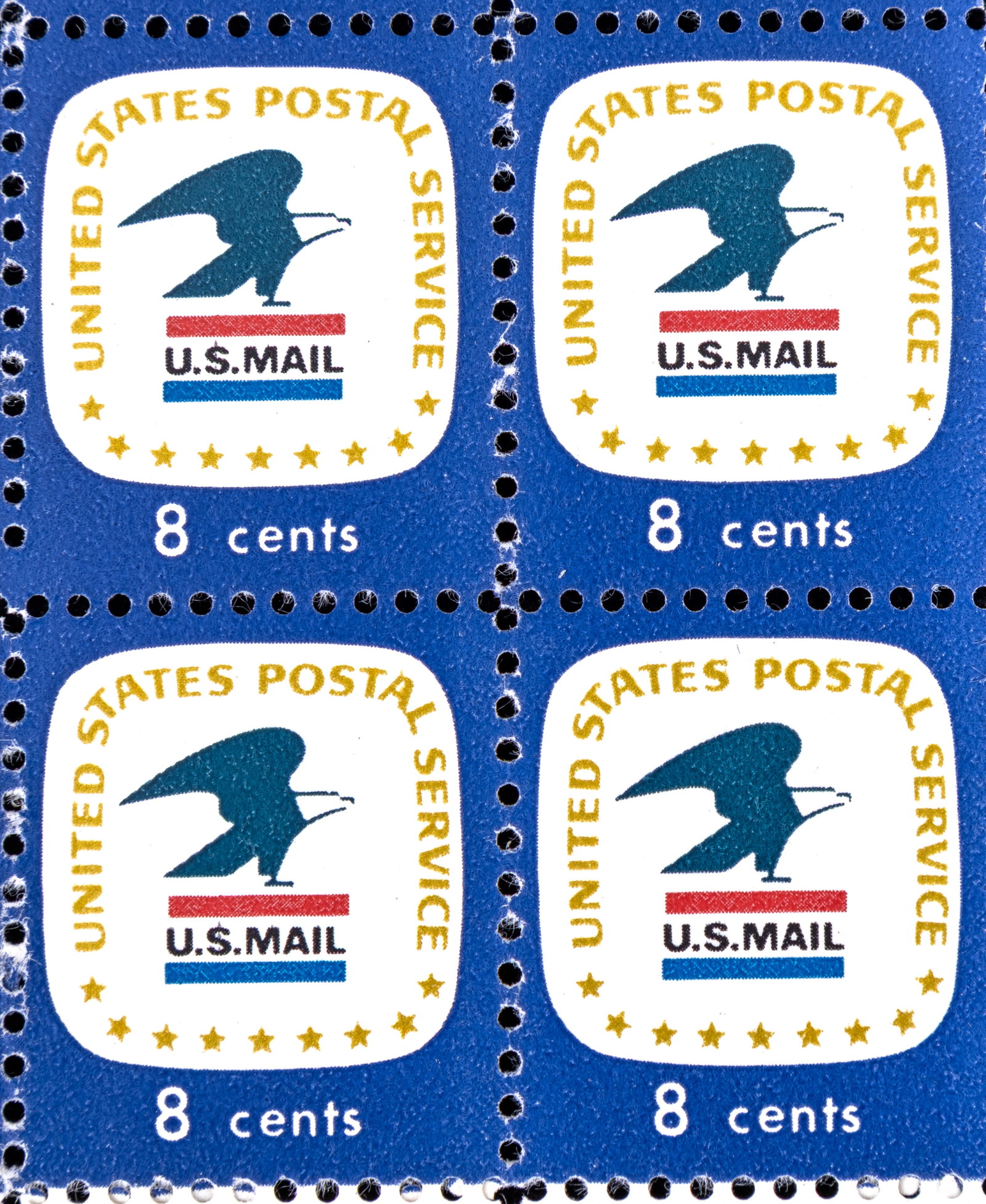 USA Stamp Sheets, Partial Blocks - 6