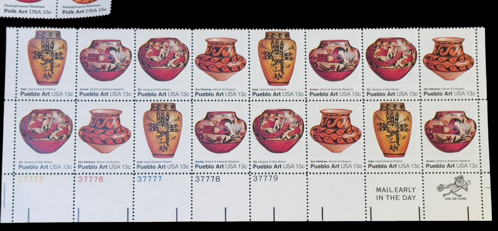 United States Postage Stamp Sheets - 4