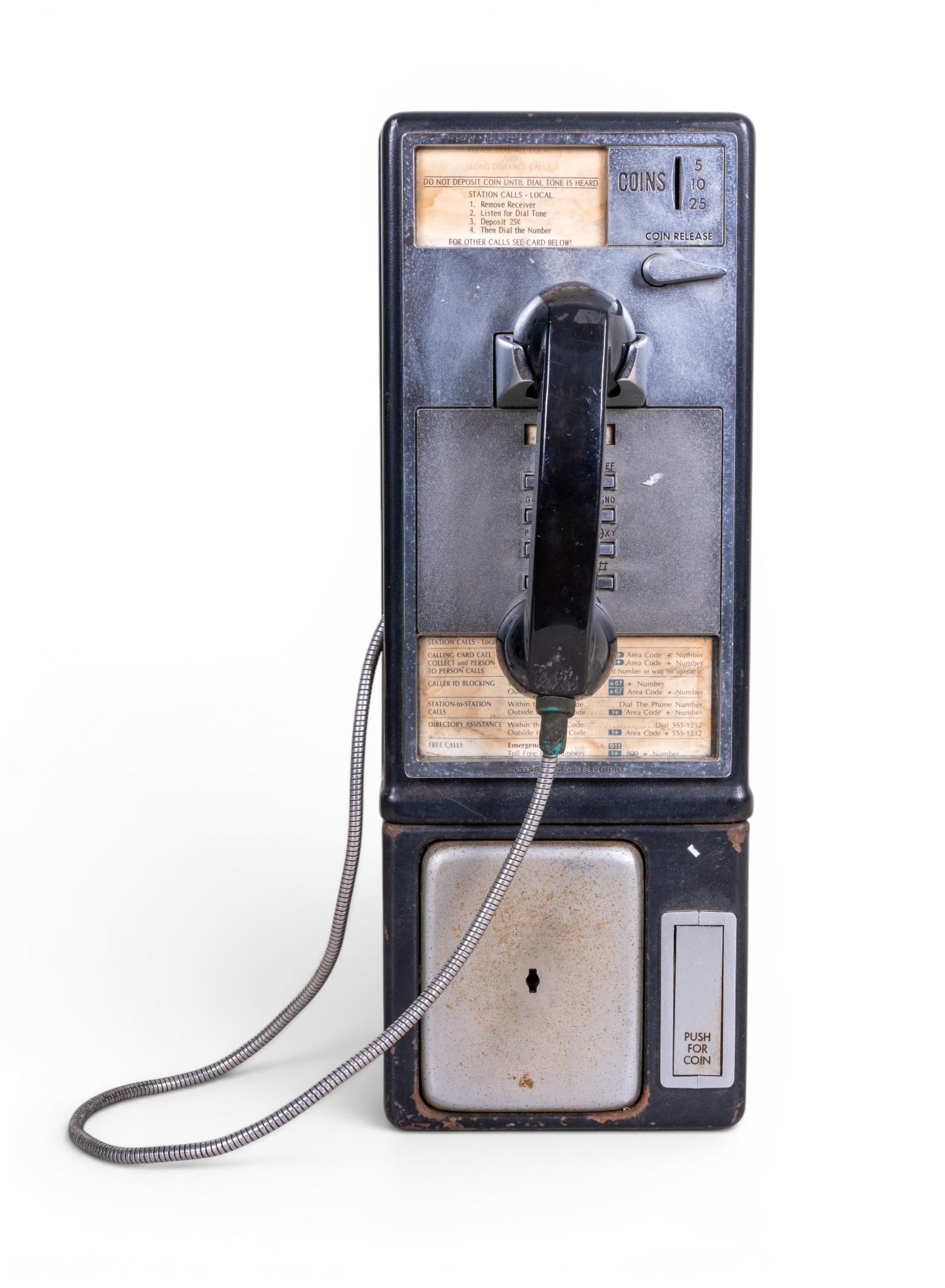 Vintage GTE Automatic Electric Payphone - 2