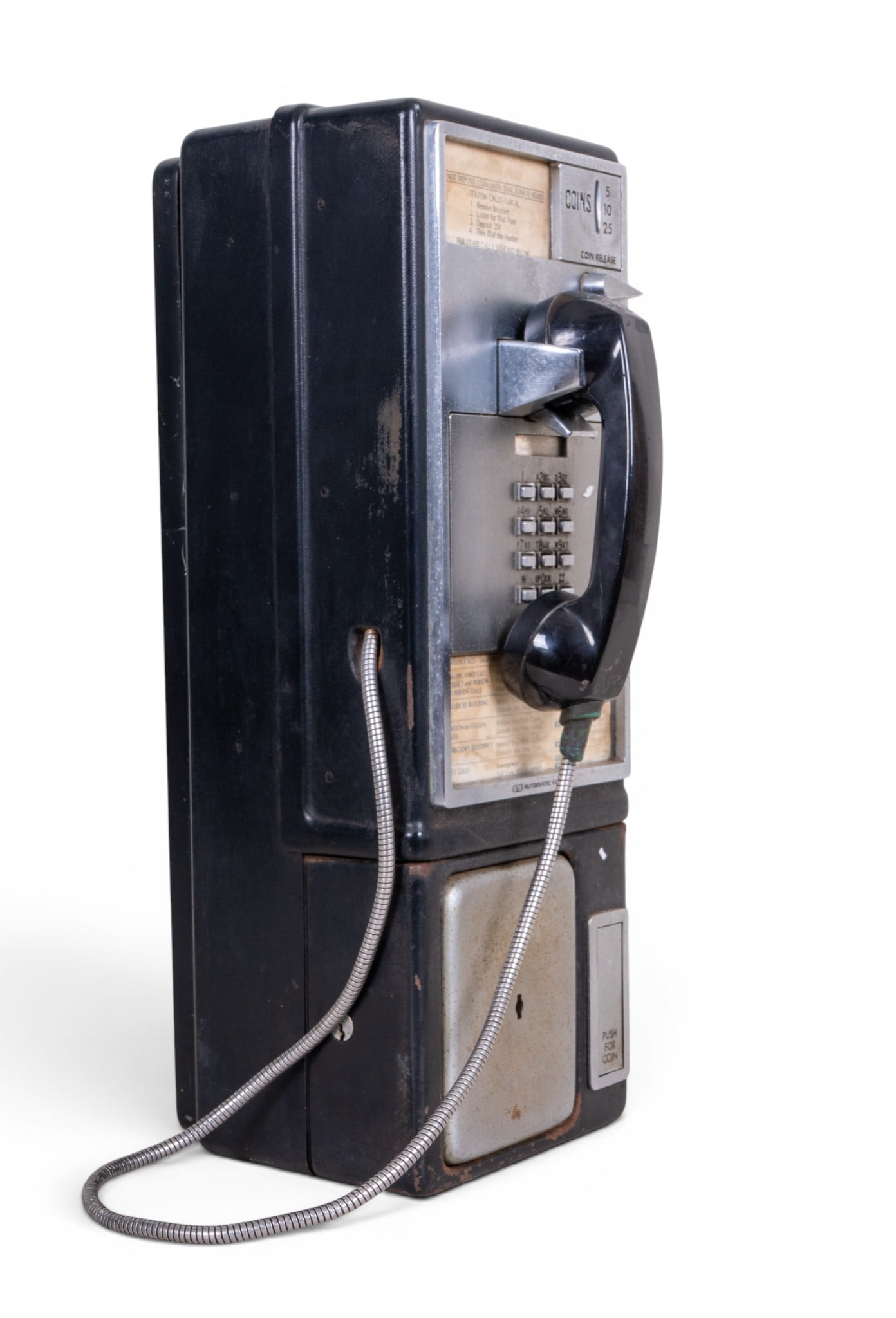 Vintage GTE Automatic Electric Payphone - 3