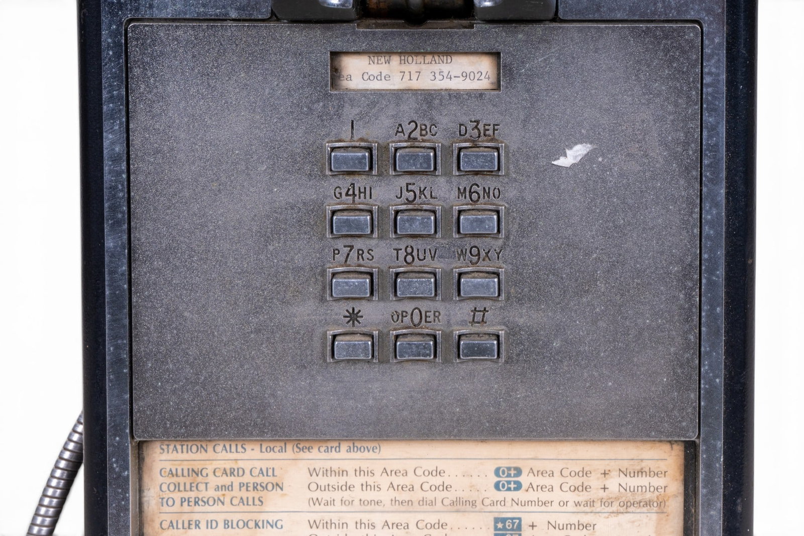 Vintage GTE Automatic Electric Payphone - 6