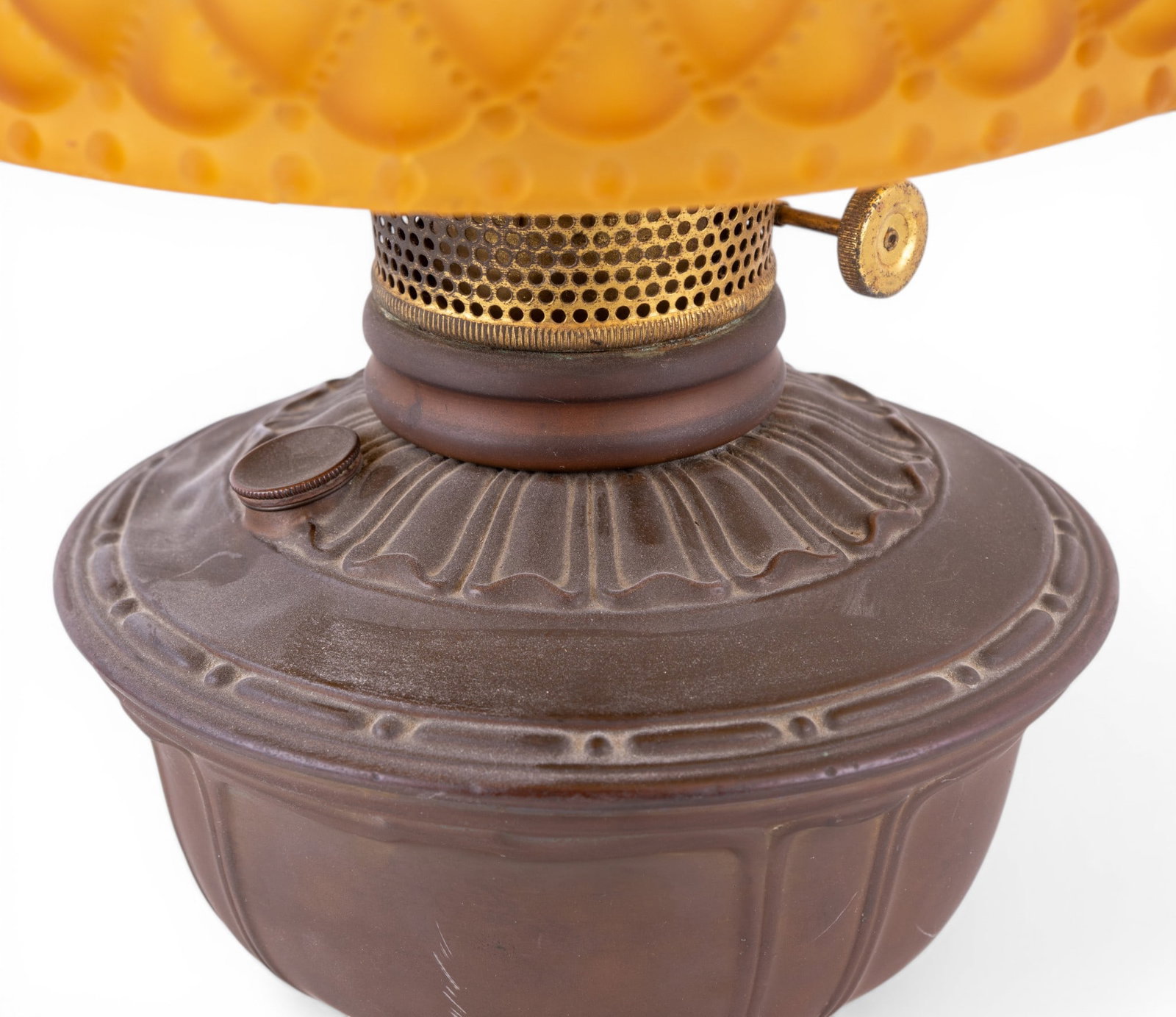 Vintage Electrified Hurricane Parlor Lamp - 5
