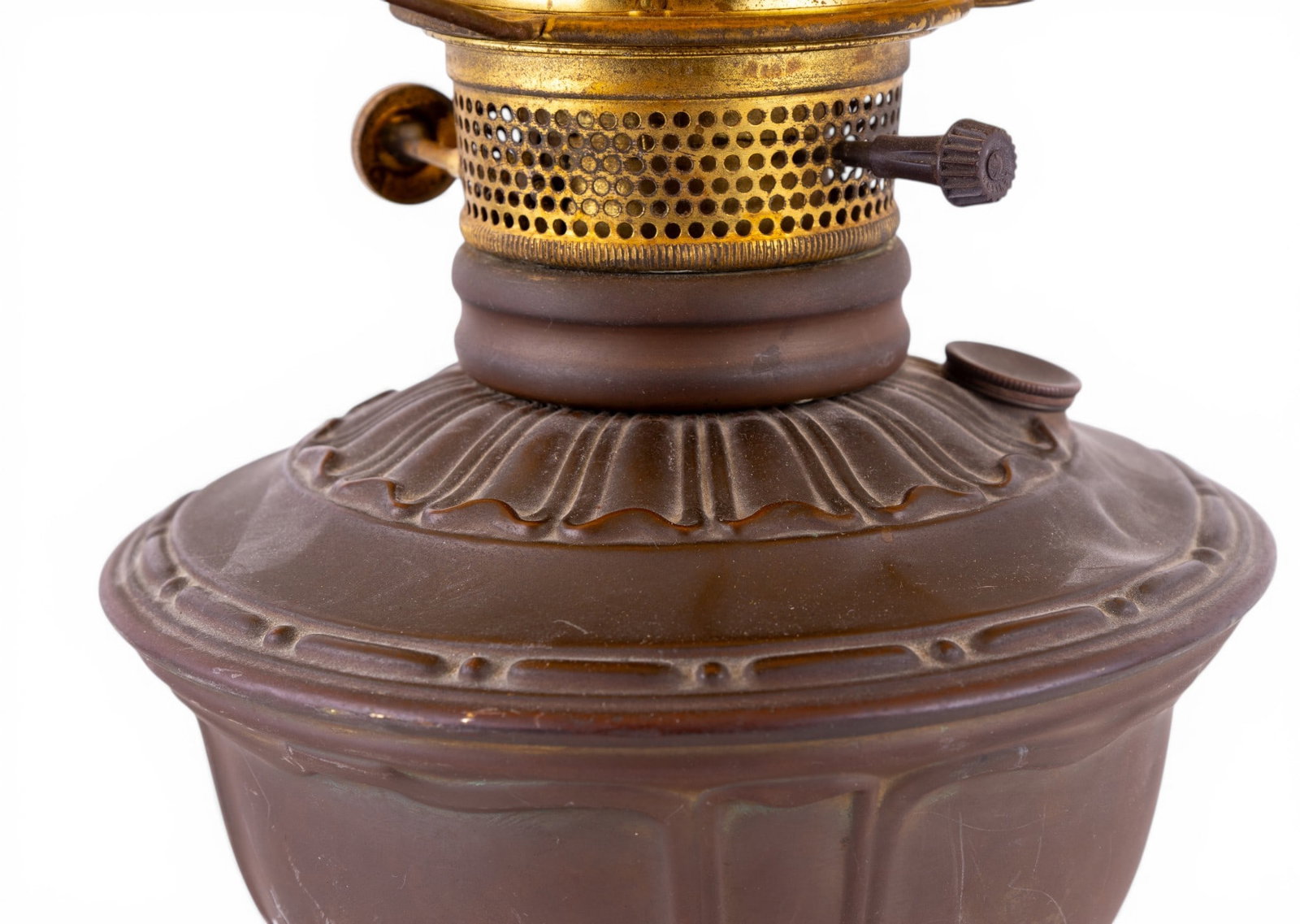 Vintage Electrified Hurricane Parlor Lamp - 6