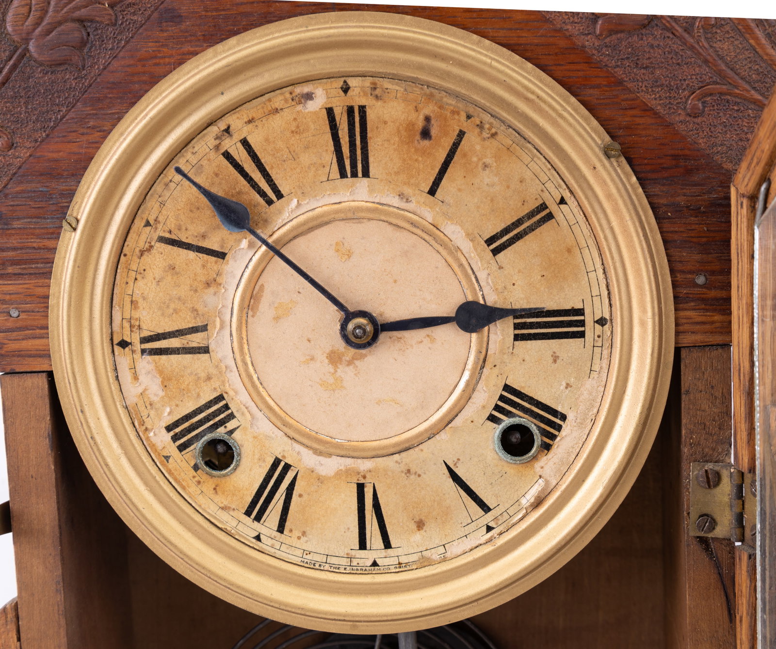 Antique Ingraham Gingerbread Mantle Clock - 2