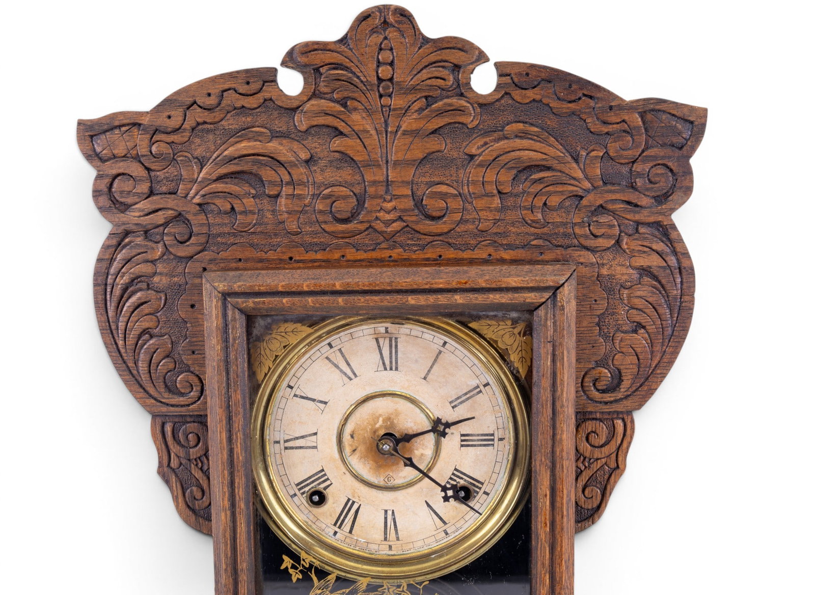 Antique Gilbert Capitol Gingerbread Mantle Clock - 2