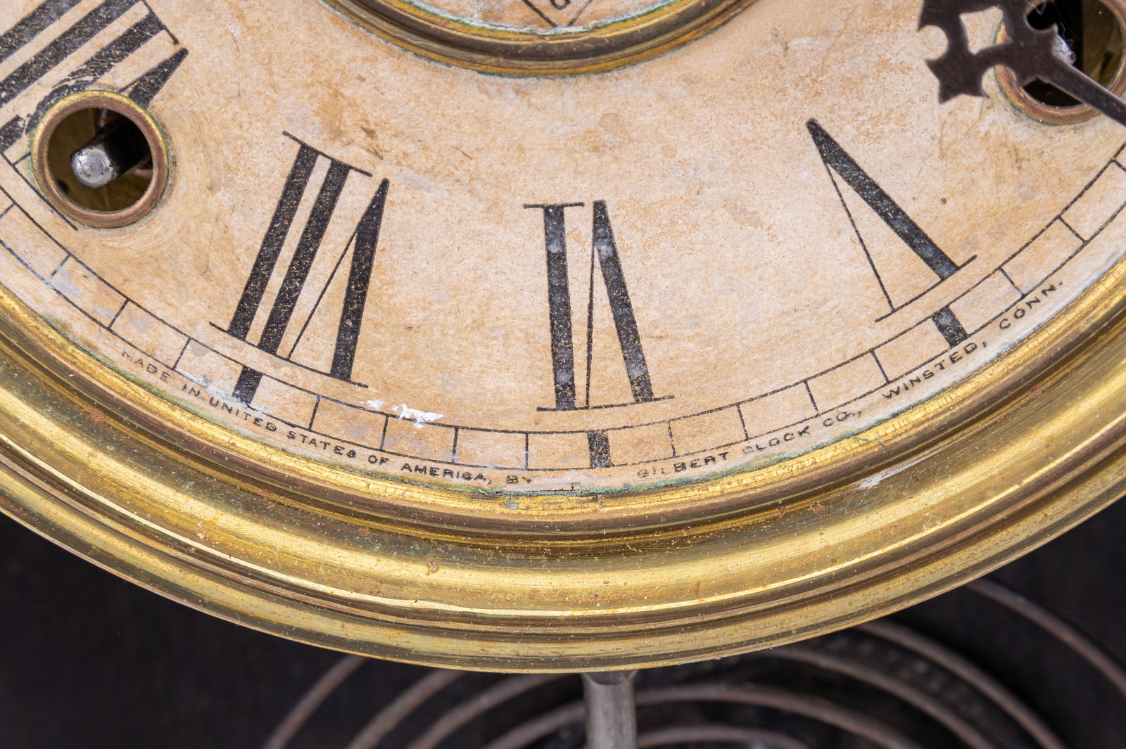 Antique Gilbert Capitol Gingerbread Mantle Clock - 5