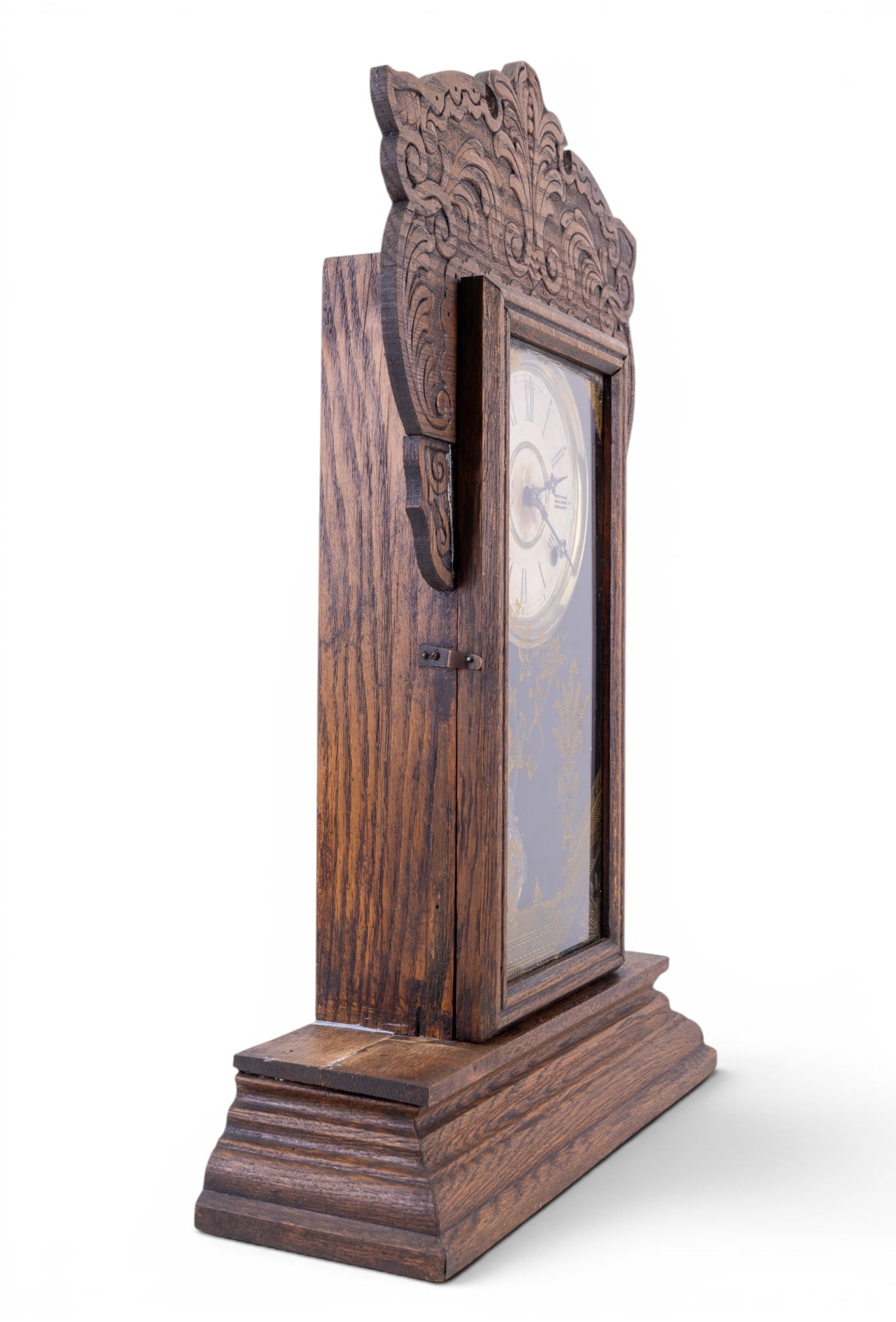 Antique Gilbert Capitol Gingerbread Mantle Clock - 7