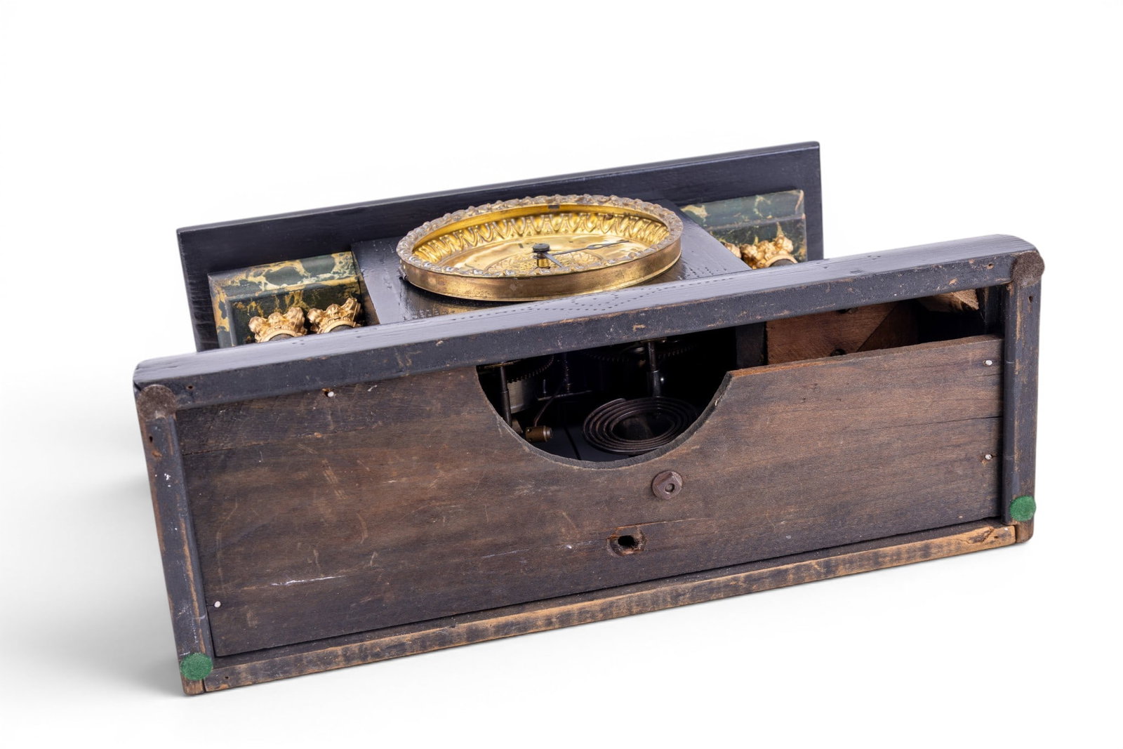 Antique Gilbert Time & Strike Mantle Clock - 10