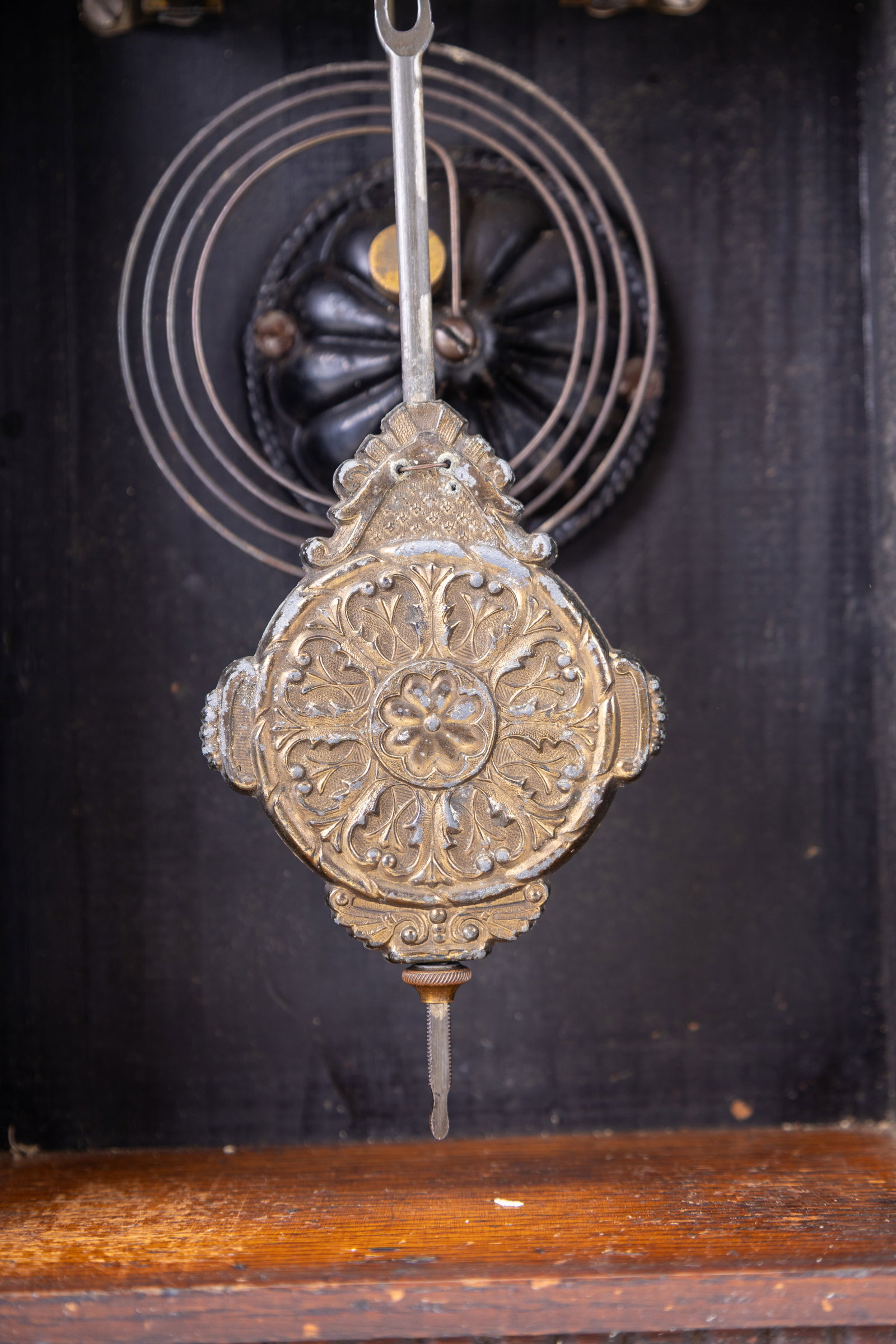 Antique Gilbert Navy Gingerbread Mantle Clock - 5