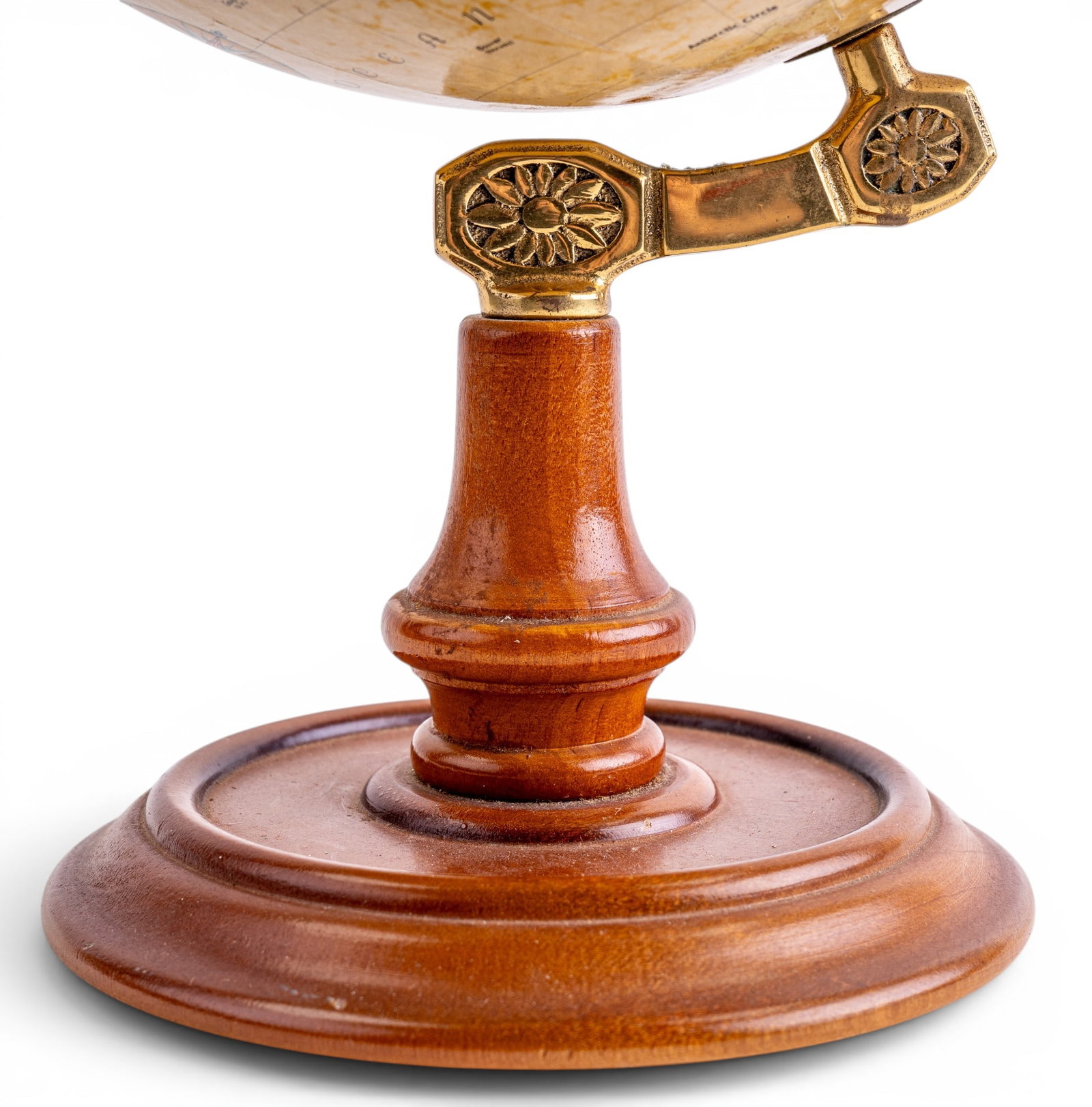 W. German Mantle Clock & Replogle Globe - 15