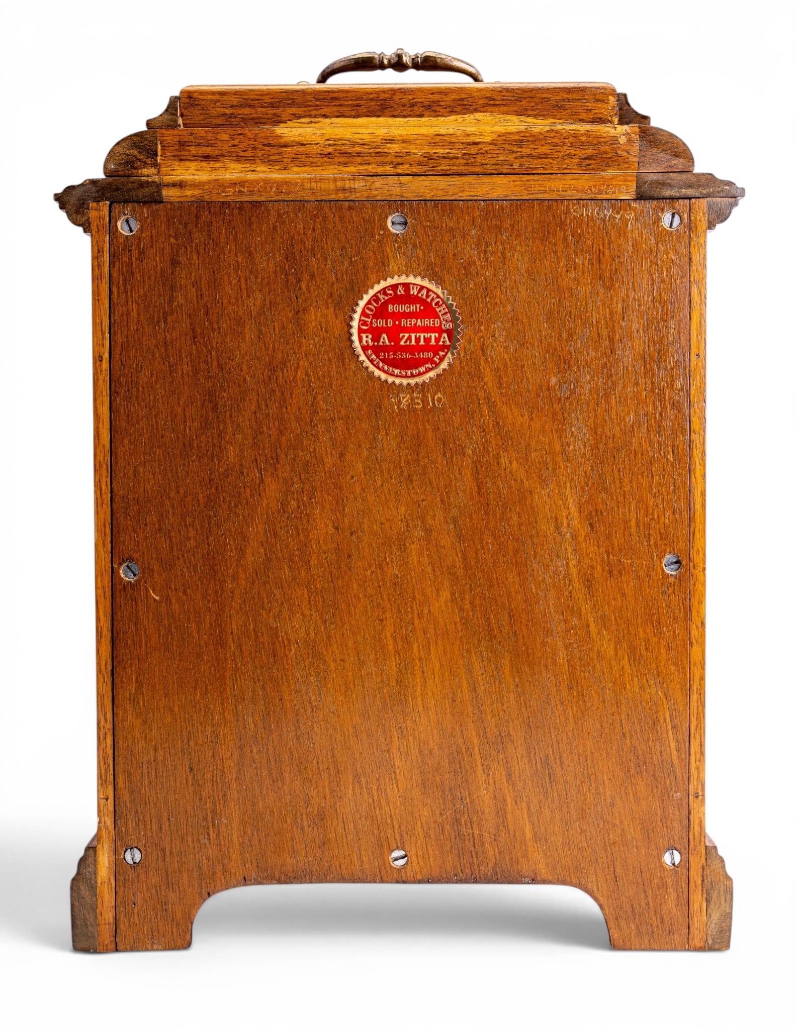 W. German Mantle Clock & Replogle Globe - 5