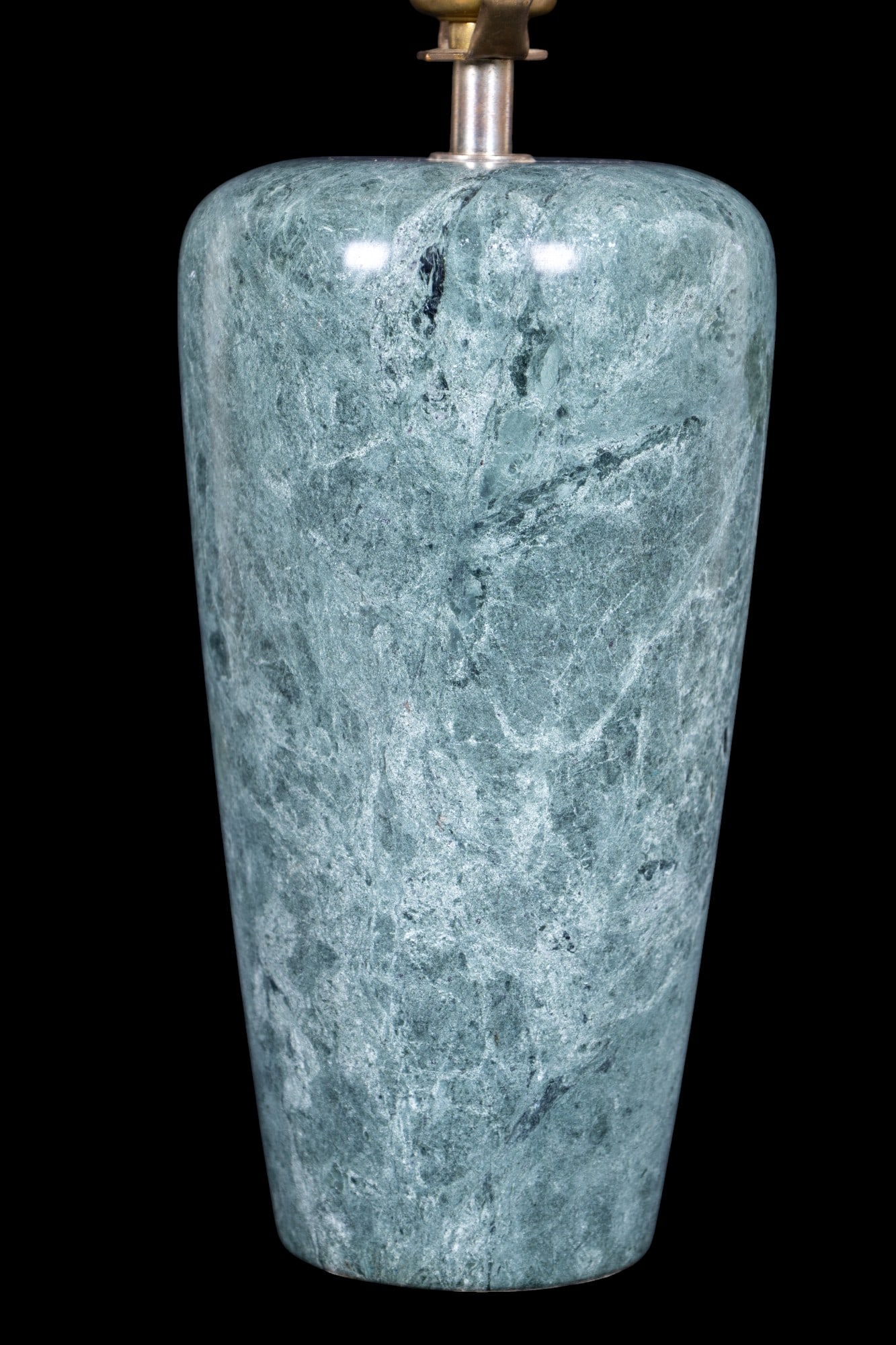 Polished Green Marble Table Lamp - 3