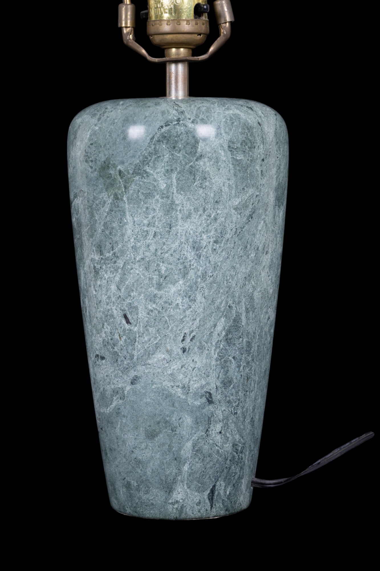 Polished Green Marble Table Lamp - 4