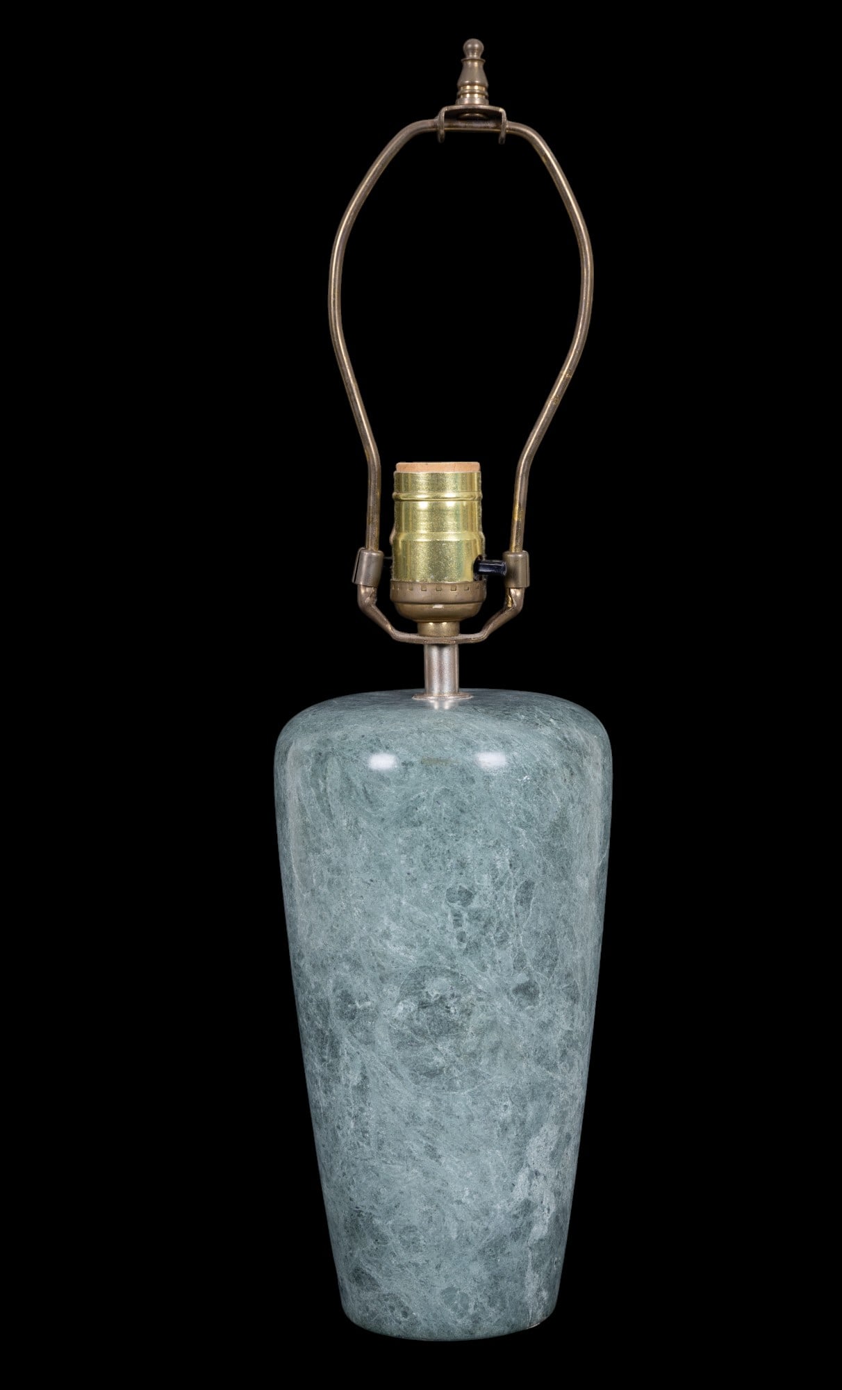 Polished Green Marble Table Lamp - 5