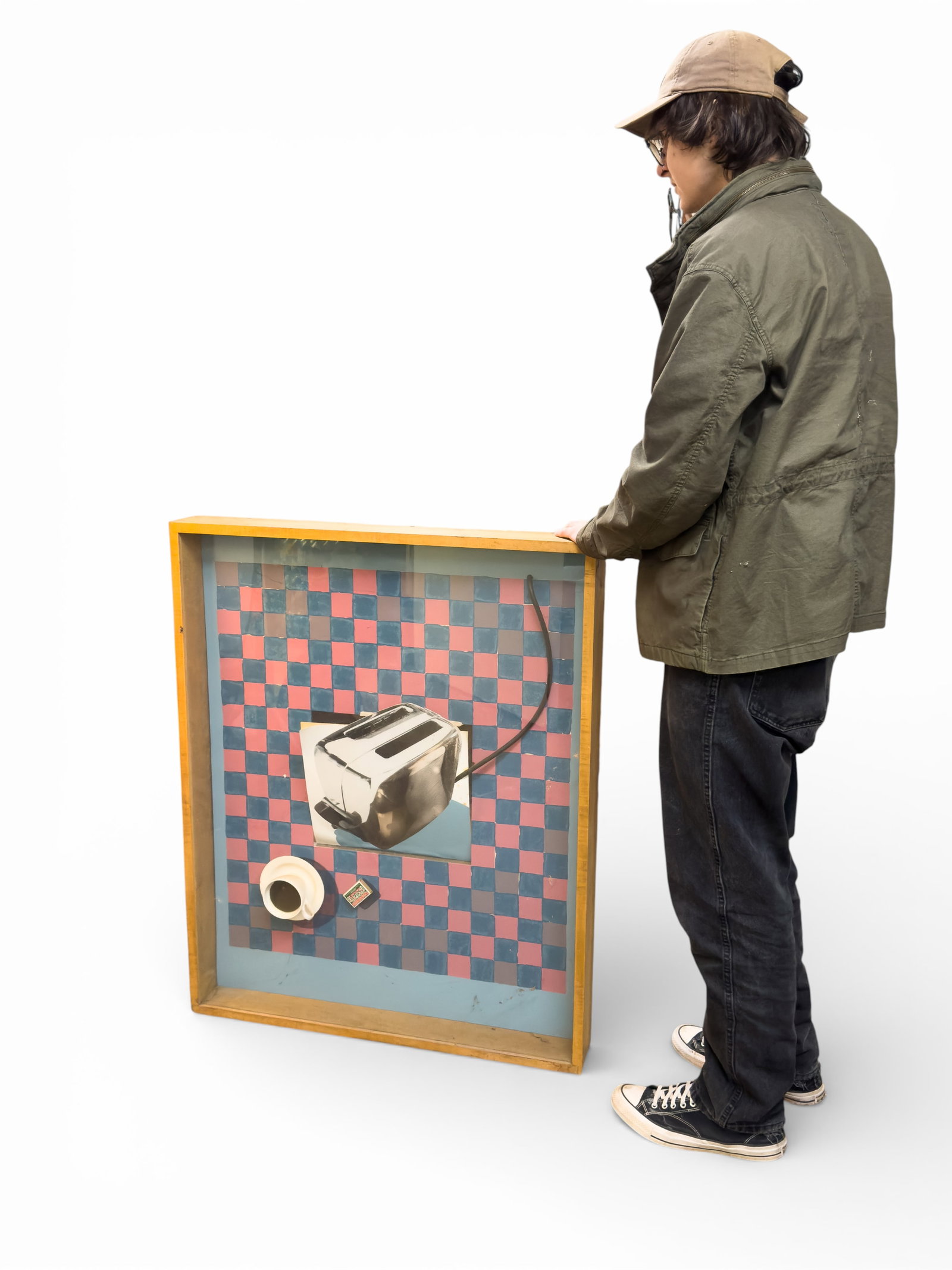MC Shadow Box Mixed Media, Signed - 6