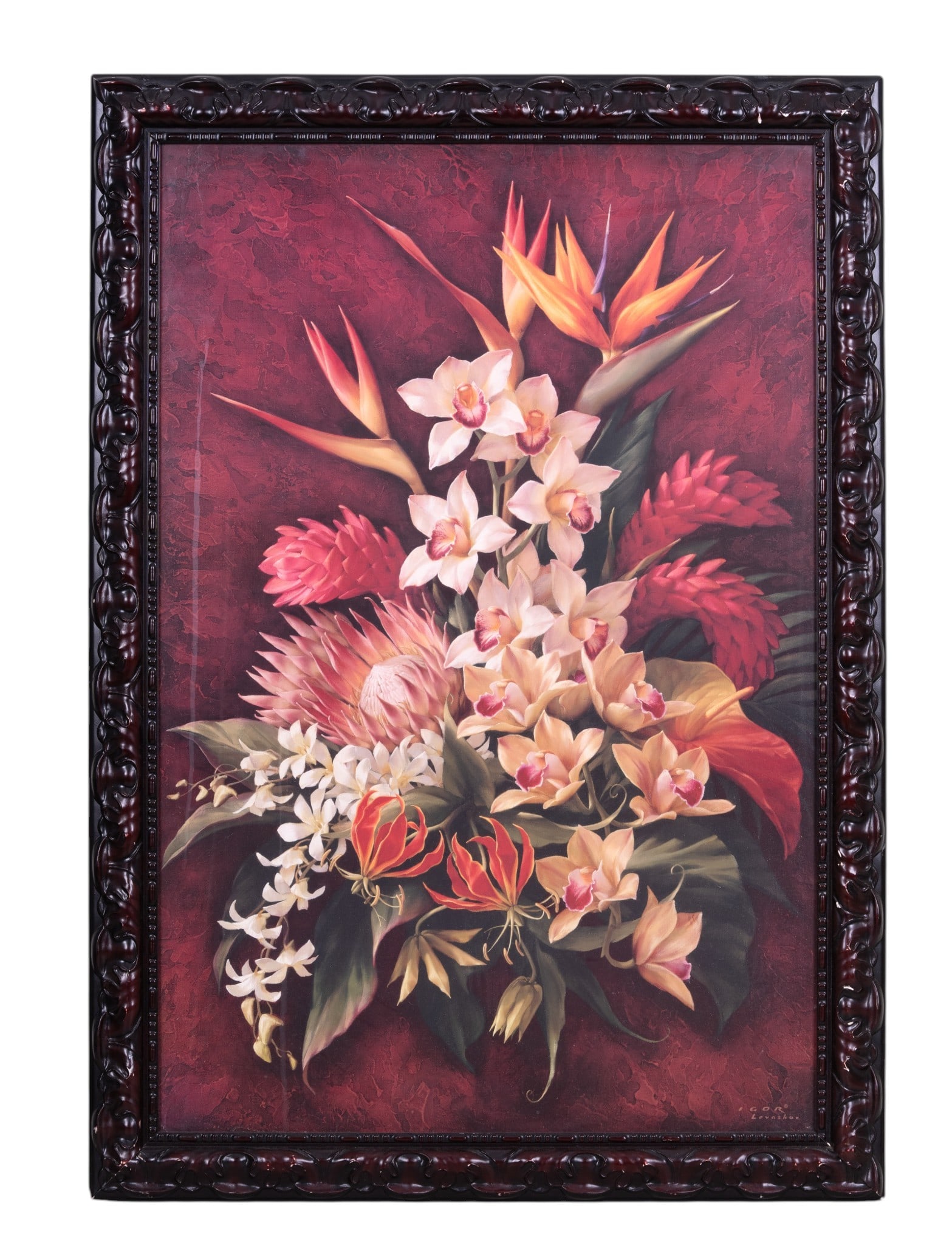 Floral Themed Decorative Artwork - 2