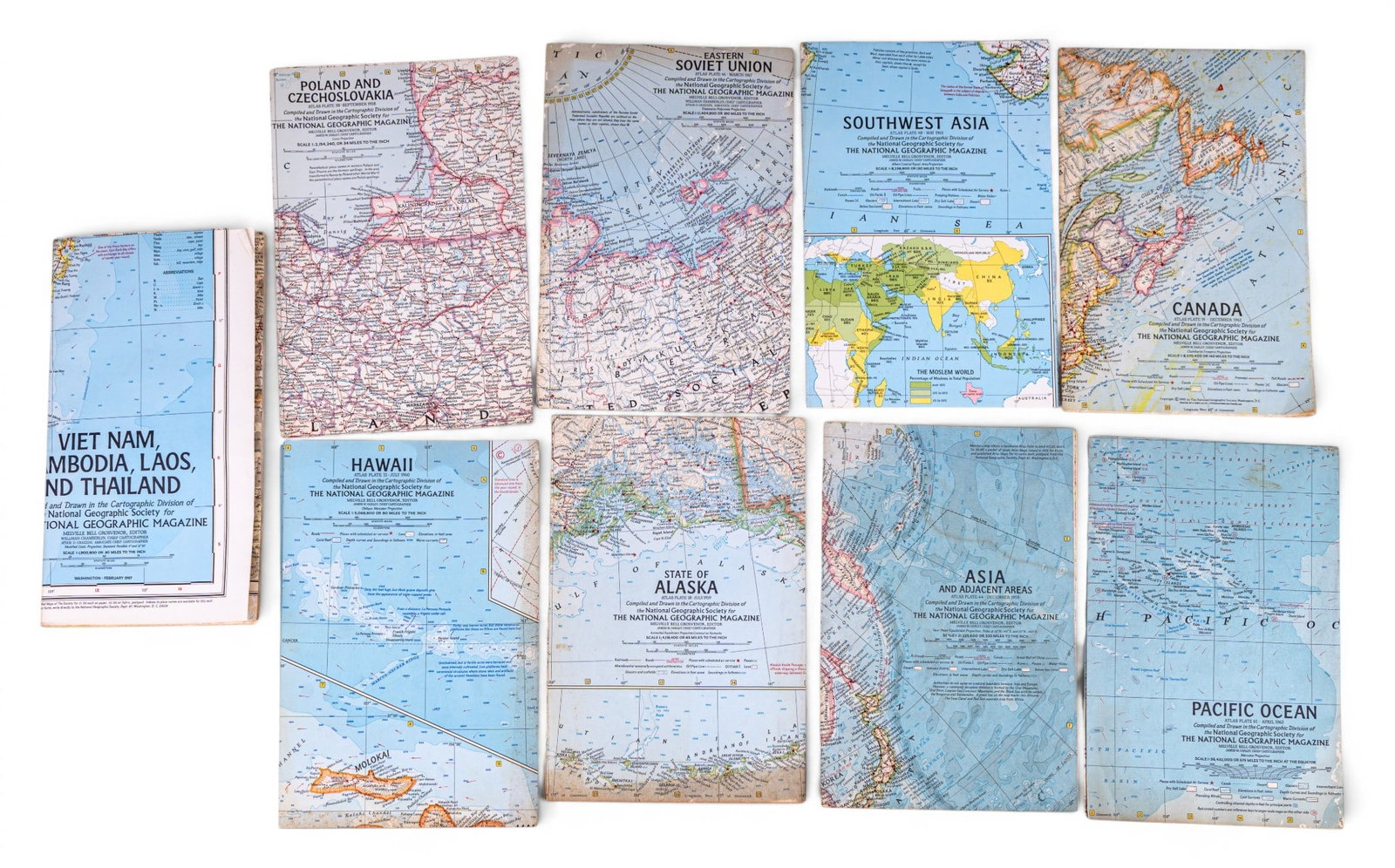 Various National Geographic Maps - 2