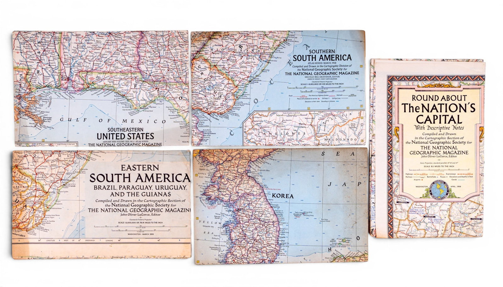 Various National Geographic Maps - 3