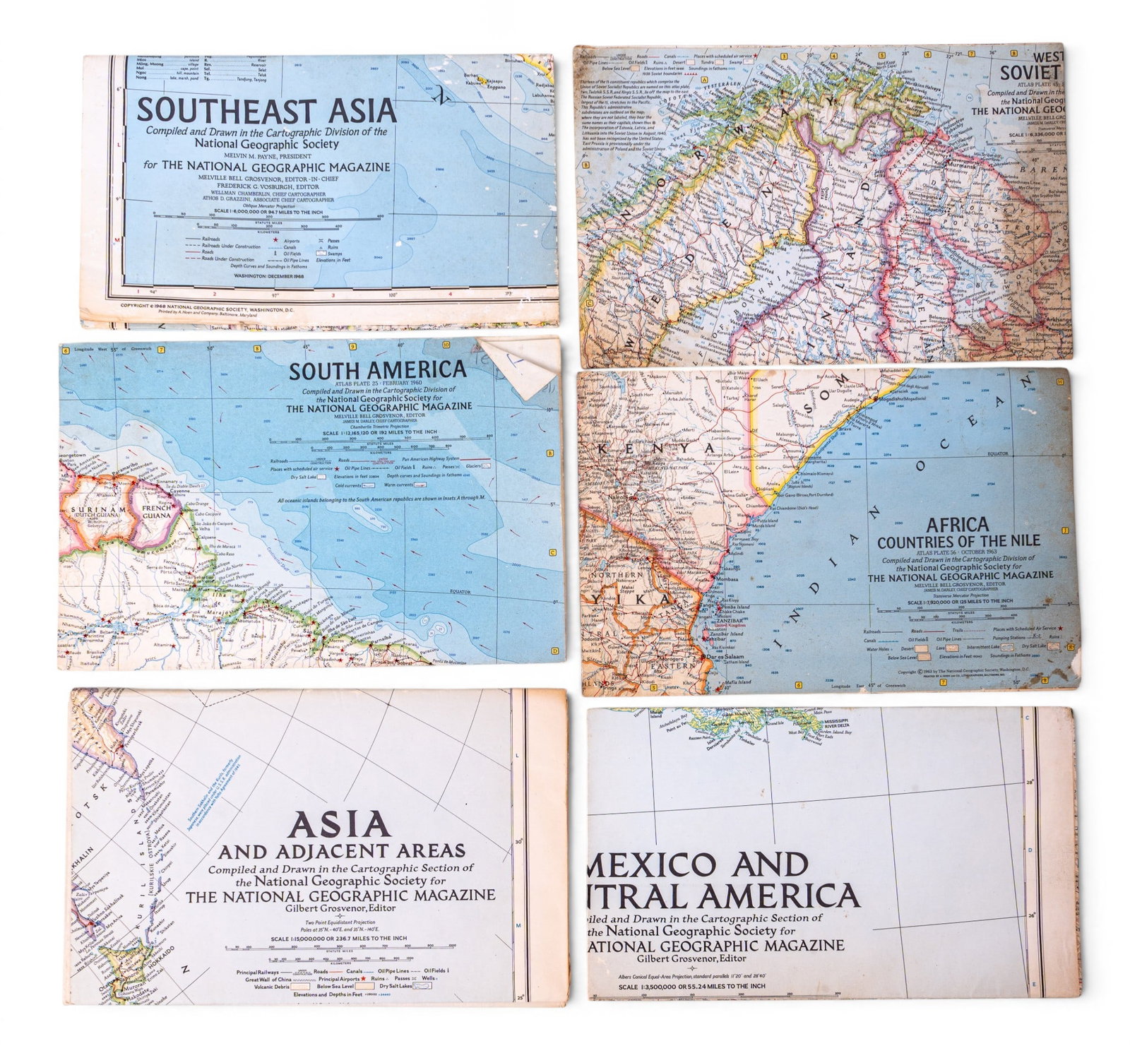 Various National Geographic Maps - 4
