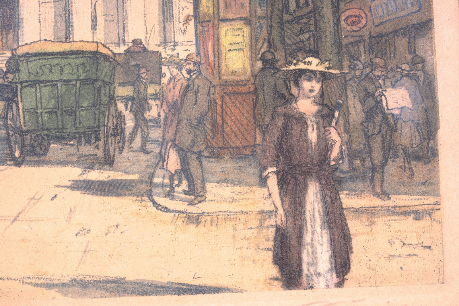 T.F. Simon "The Madeline, Paris" Signed - 9