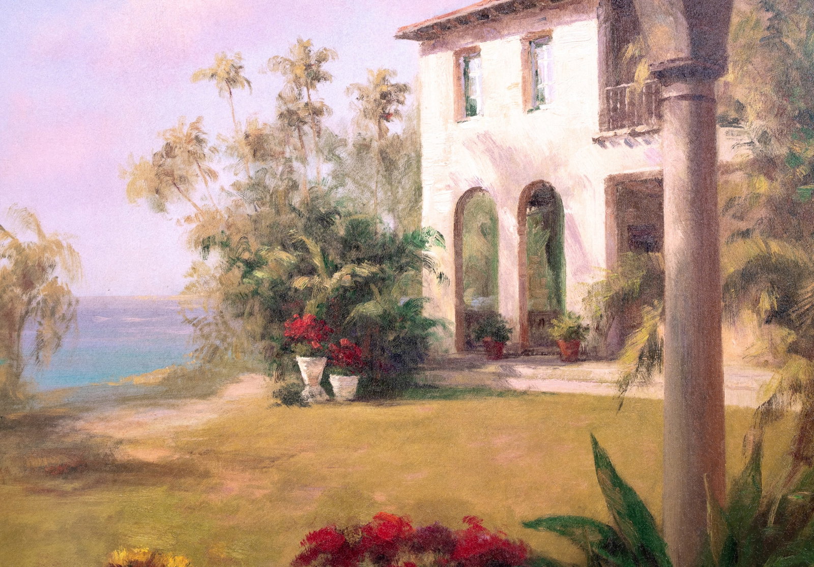 Large Decorator Embellished Print on Board - 2