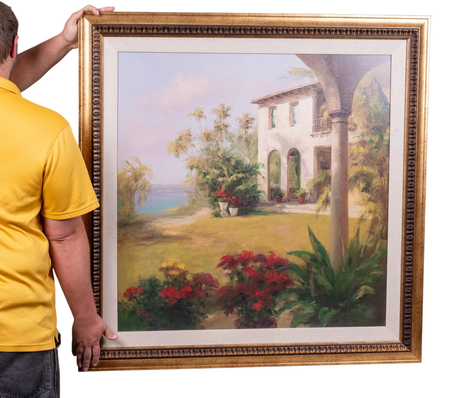 Large Decorator Embellished Print on Board - 8