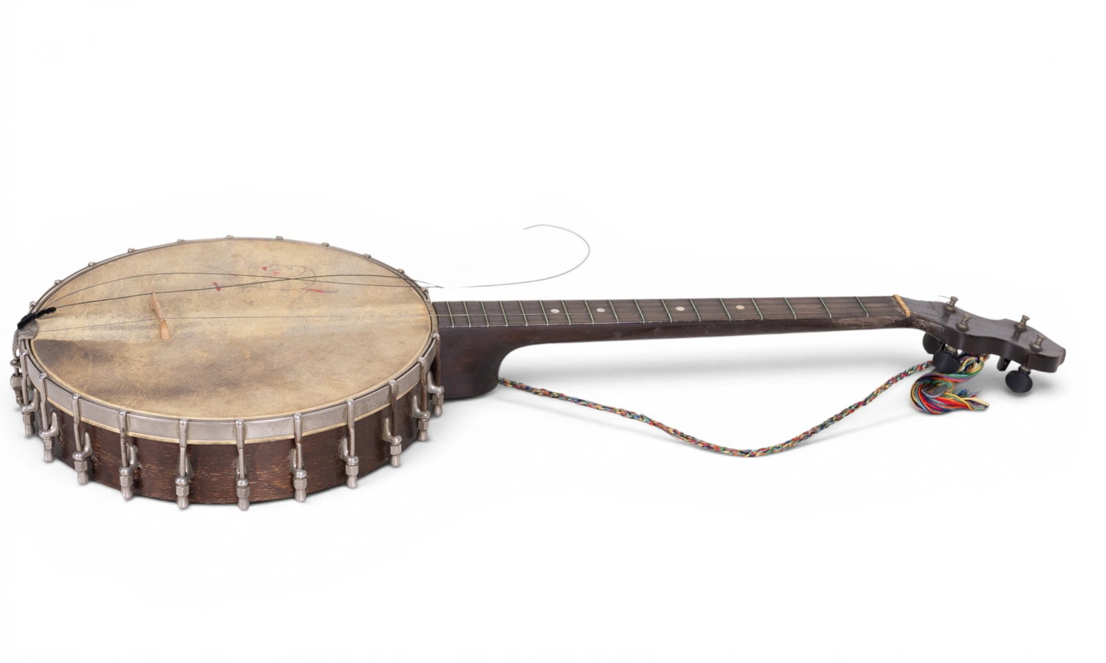 Early Washburn Tenor Banjo Marked on Back - 2