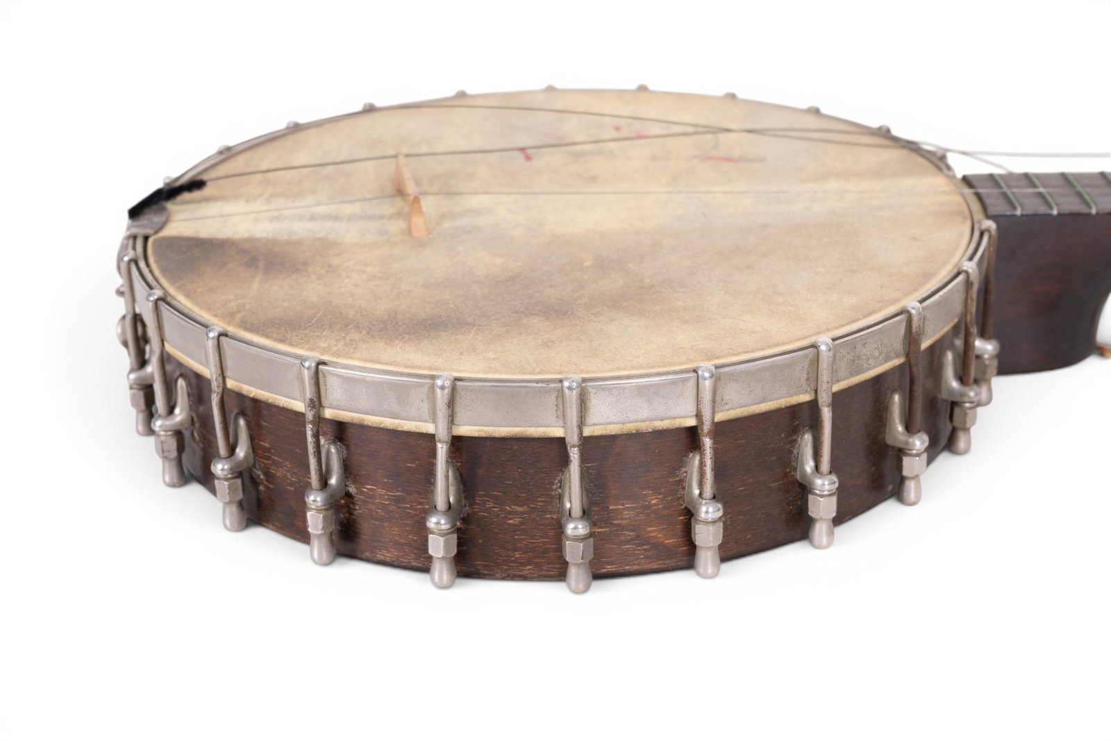Early Washburn Tenor Banjo Marked on Back - 3
