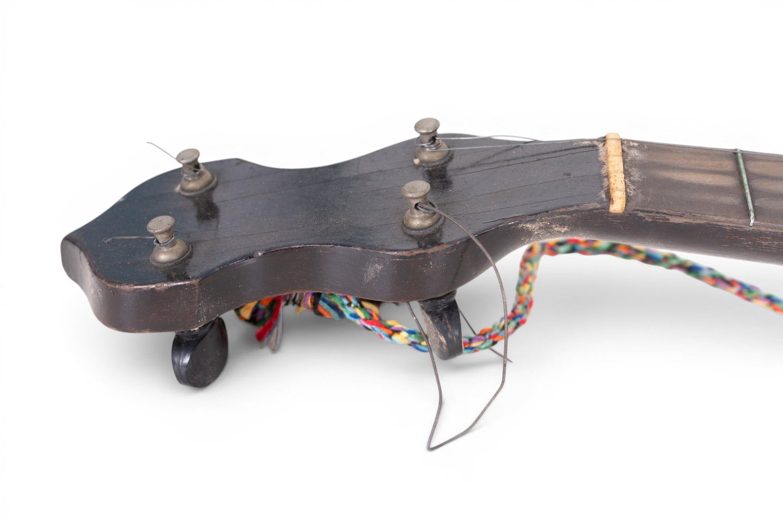 Early Washburn Tenor Banjo Marked on Back - 5