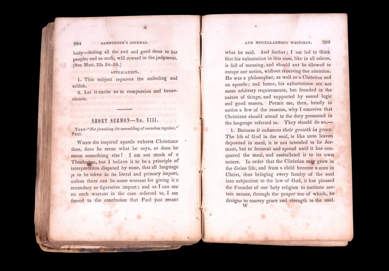 J.H. Bamberger Journal, c. 1849 - 5