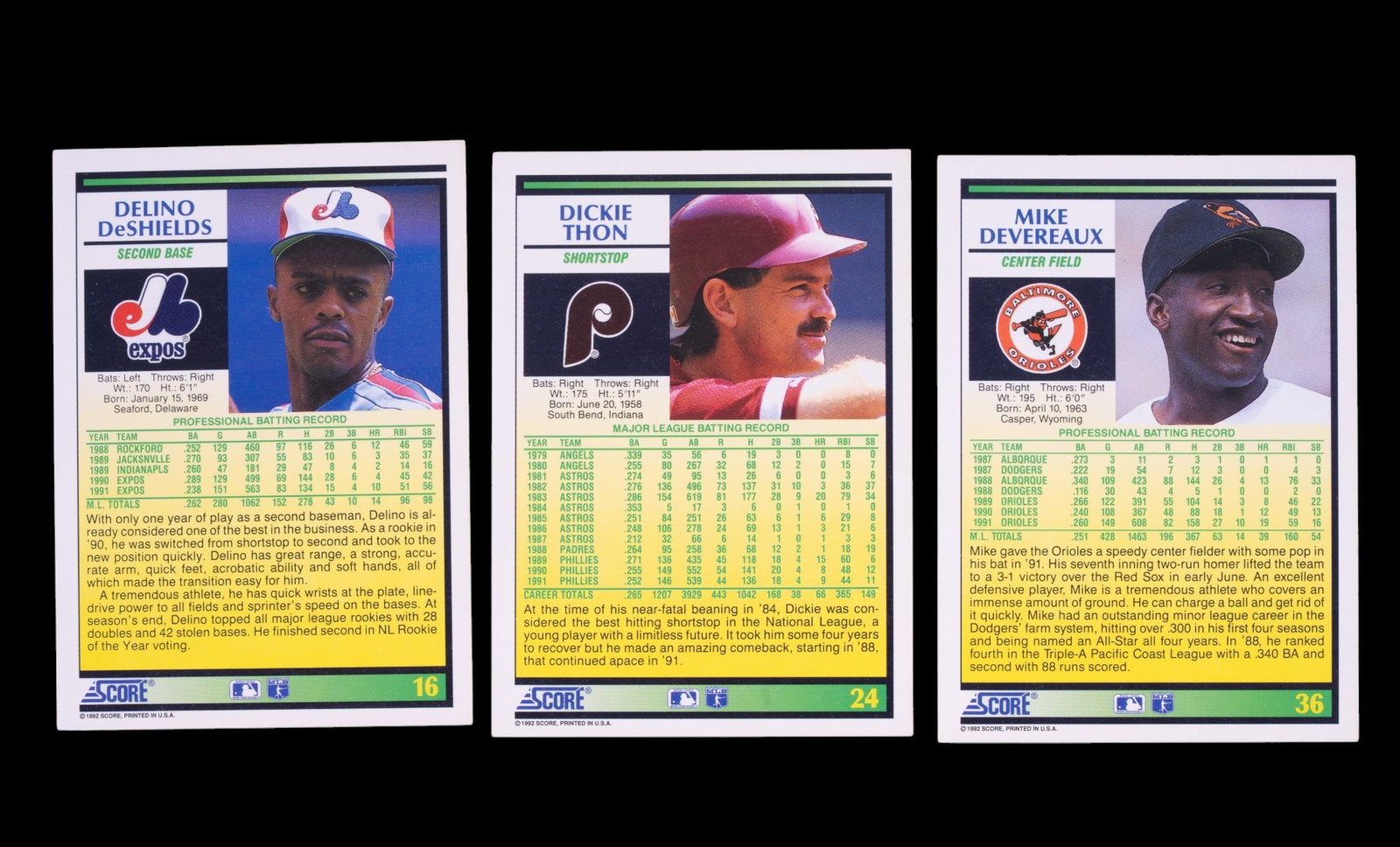 Fleer, Topps, Donruss, Bowman, Baseball Cards - 6