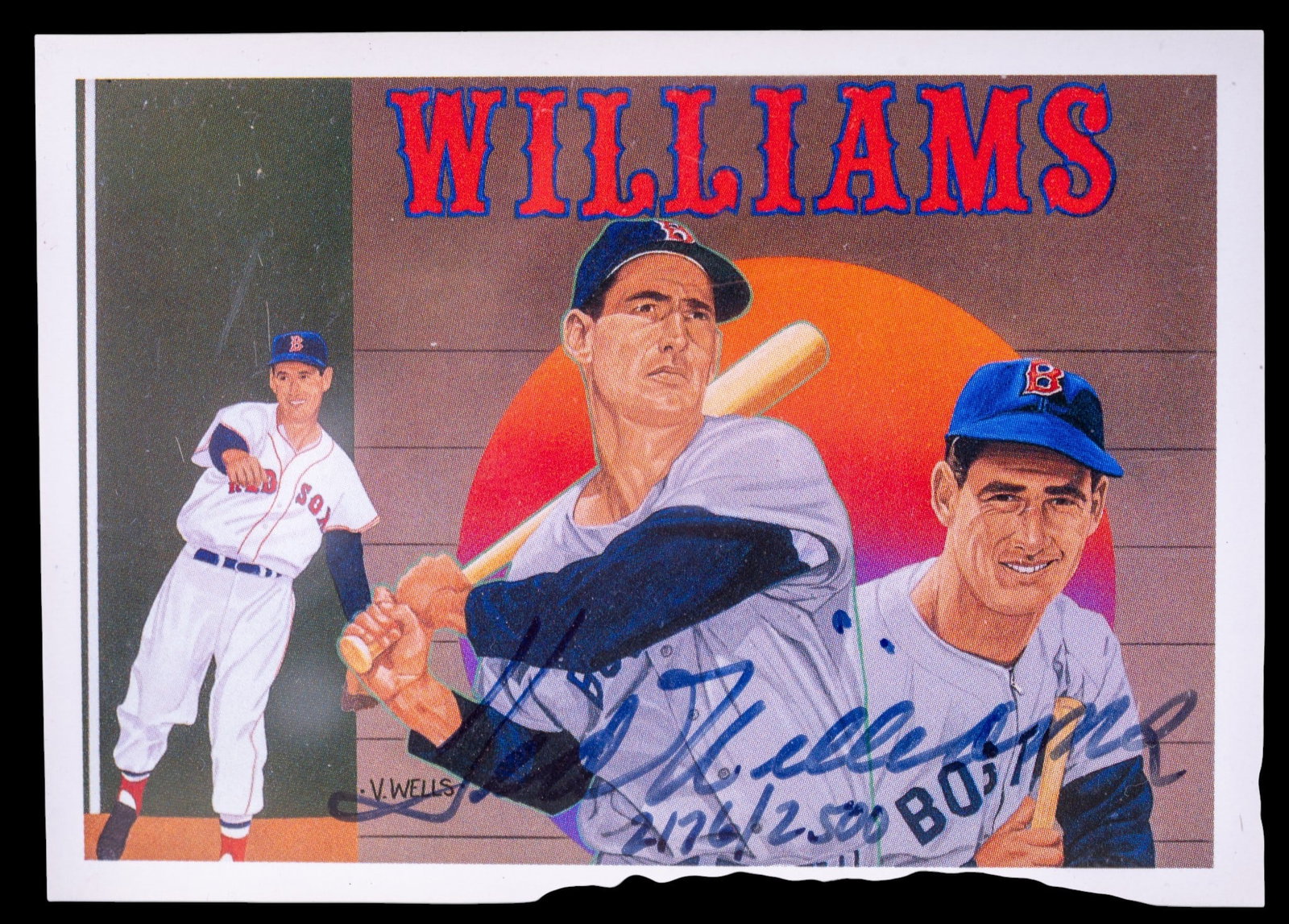 Upper Deck Co. Signed & Numbered, Williams Card - 6