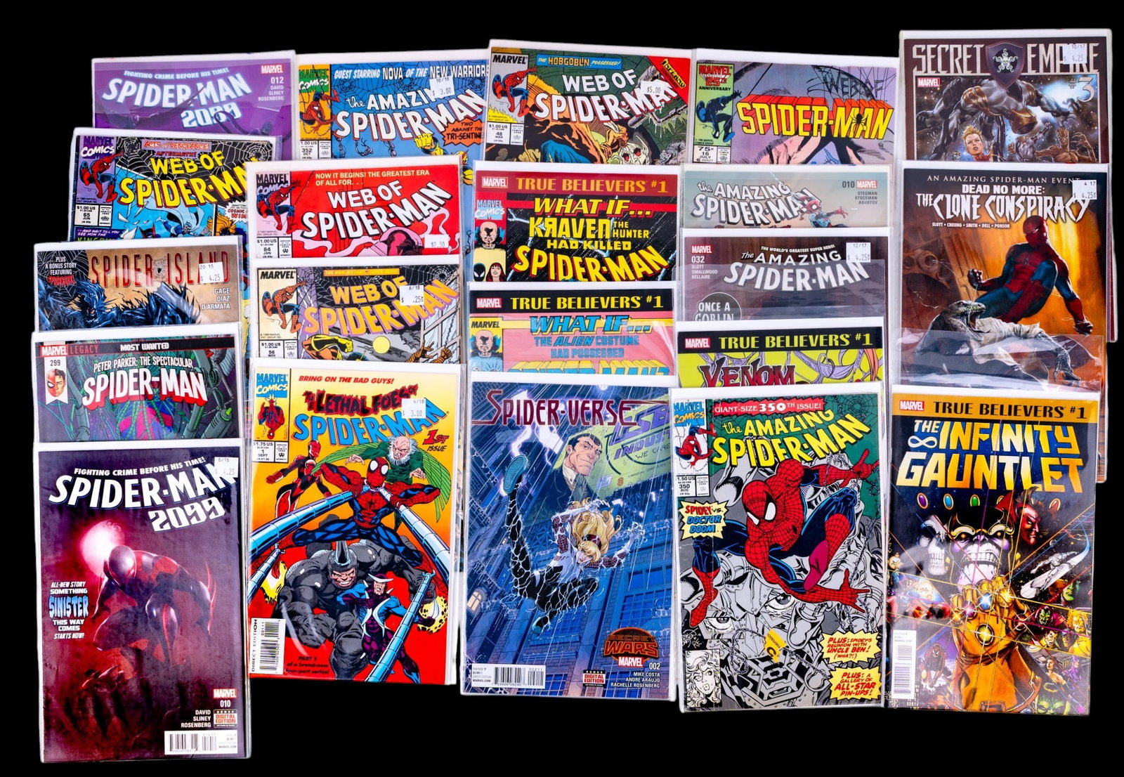 Marvel Spider-Man Comic Book Grouping (1 of 3)