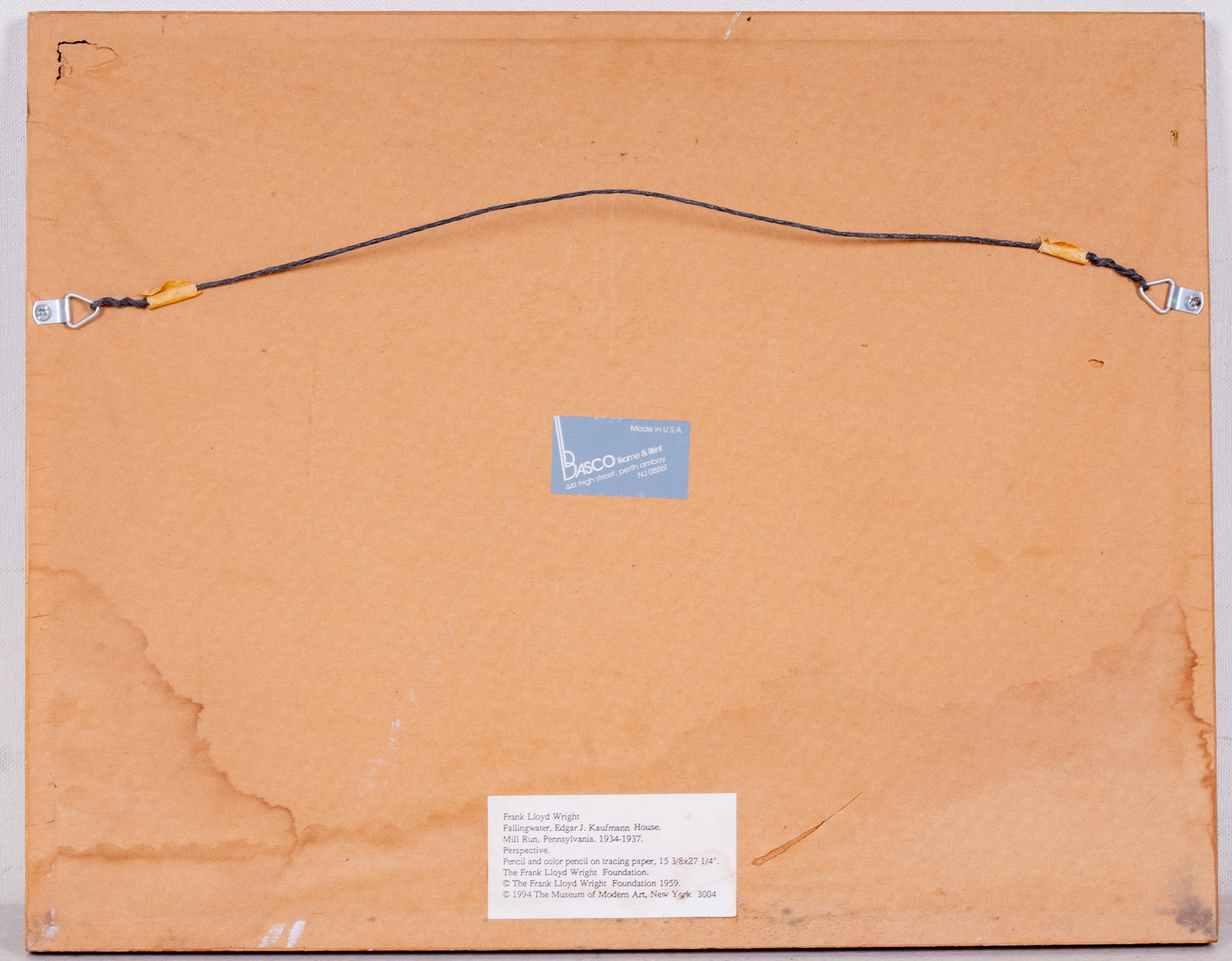 Frank Lloyd Wright "Fallingwater" Print Repro. - 4