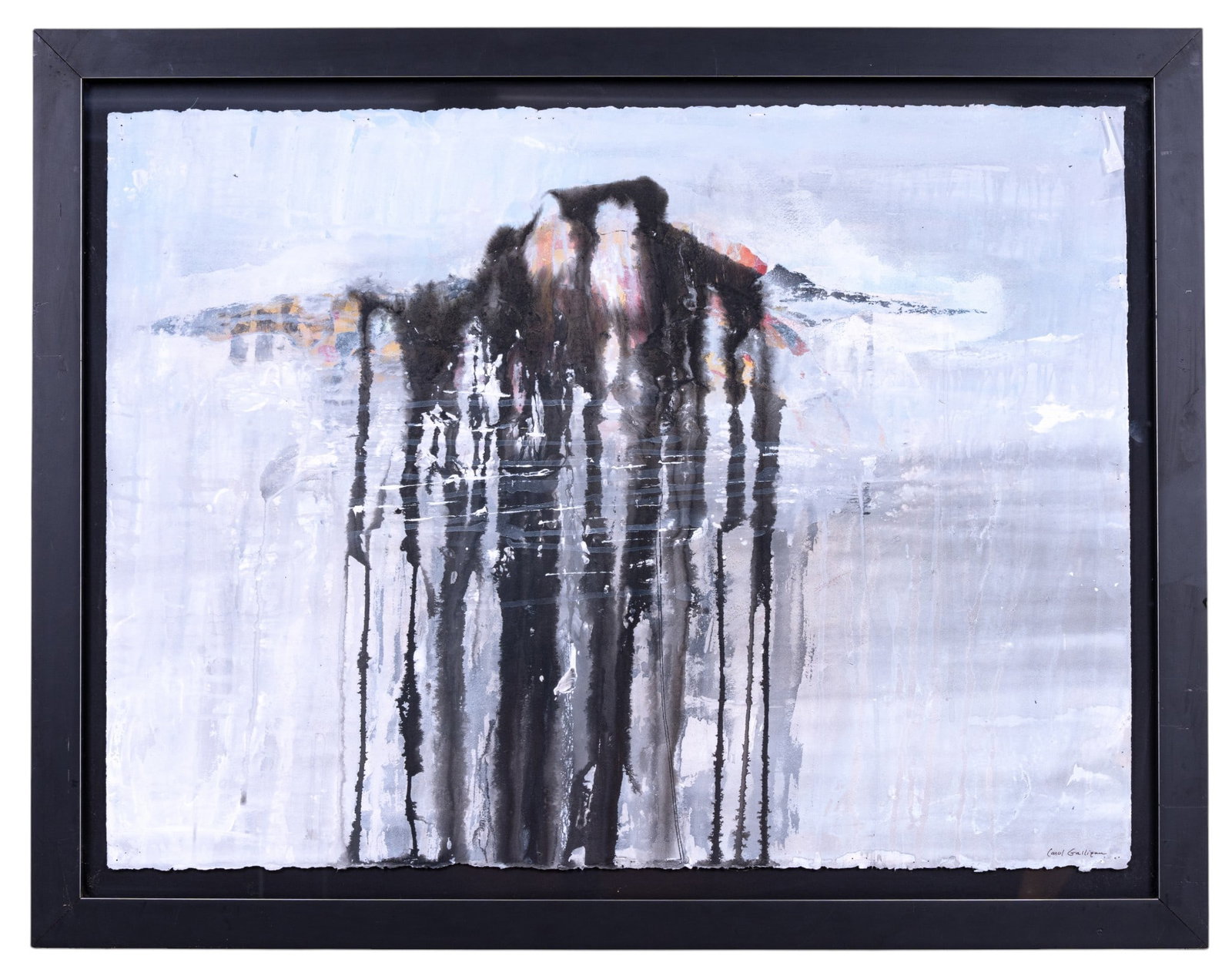 Abstract Painting by Carol Galligan (Am 20th C) (1 of 3)