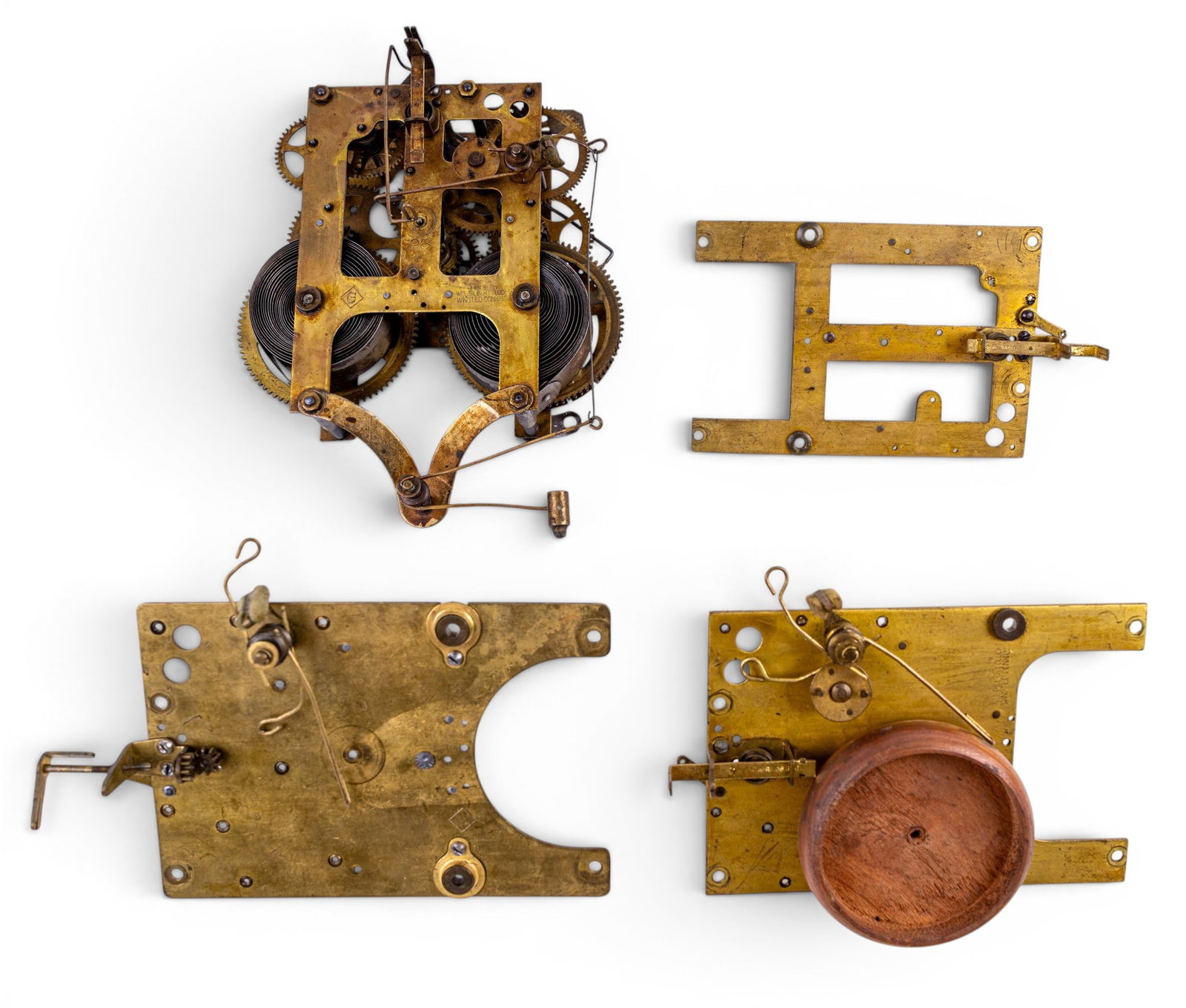 Early Clock Parts, Movements, Faces - 5