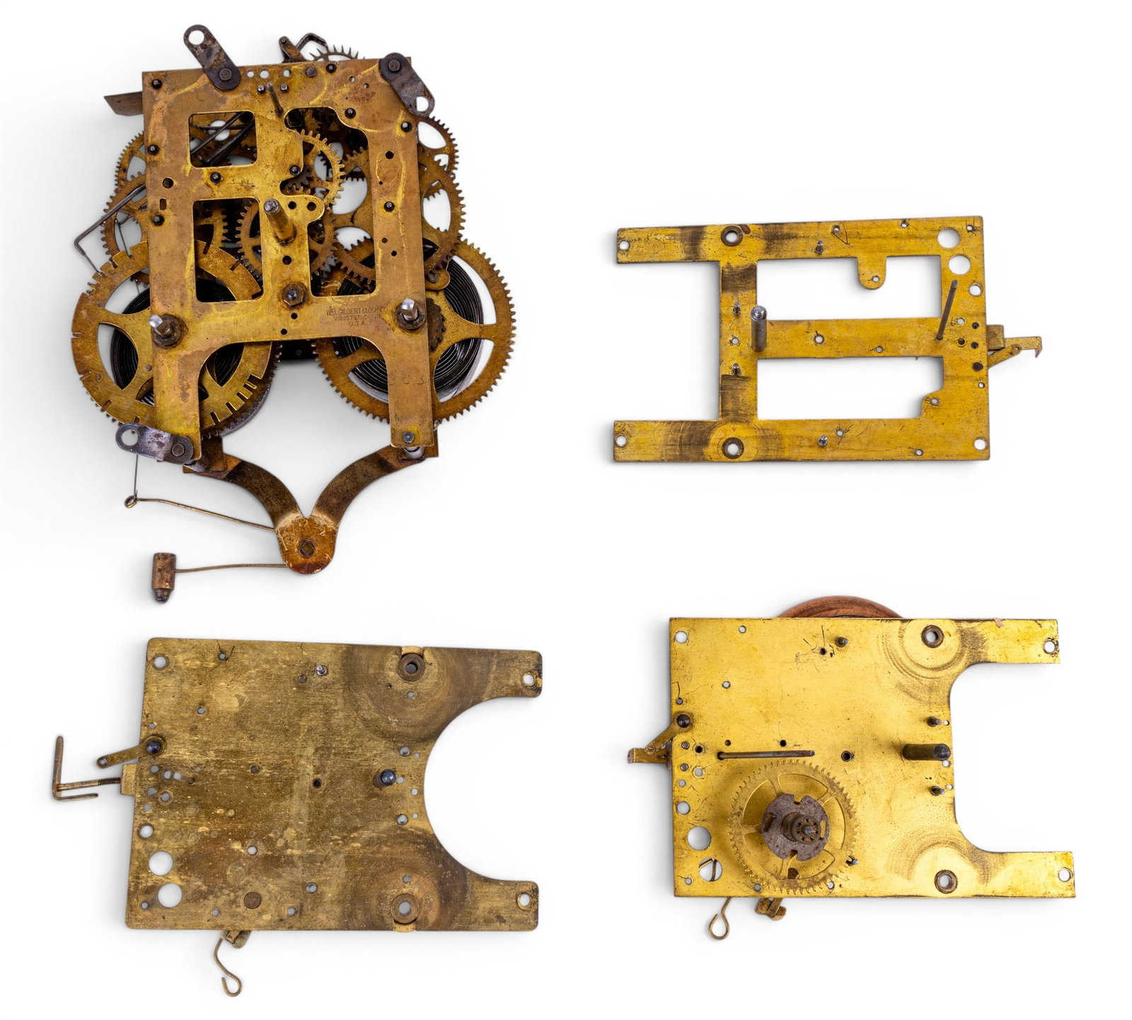 Early Clock Parts, Movements, Faces - 6