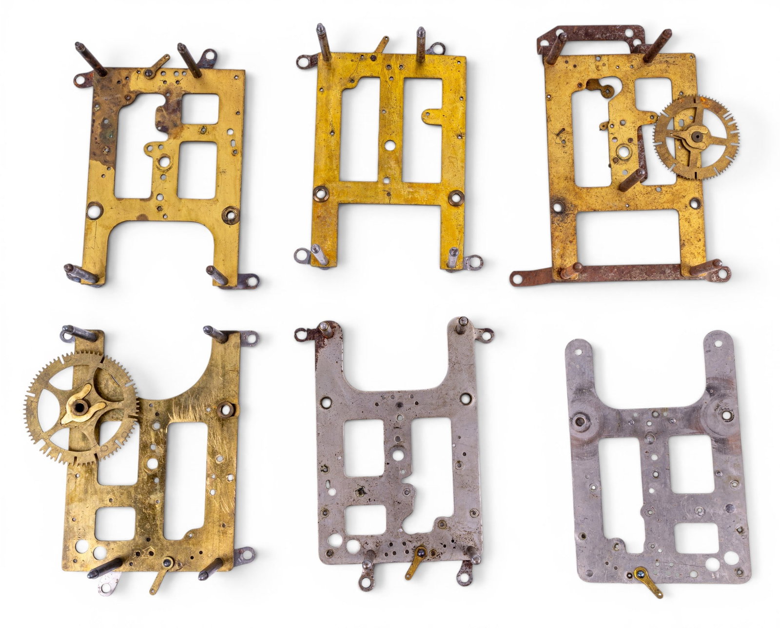 Early Clock Parts, Movements, Faces - 7