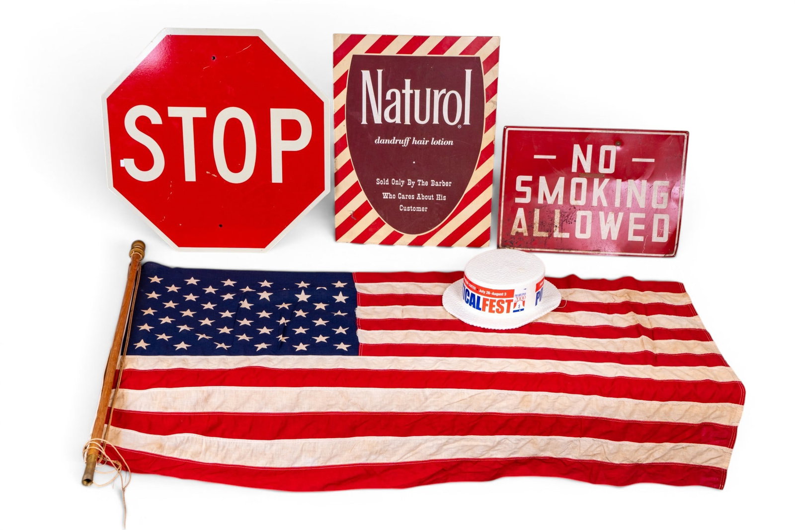 Vintage Advertising, Sign Group, American Flag (1 of 8)