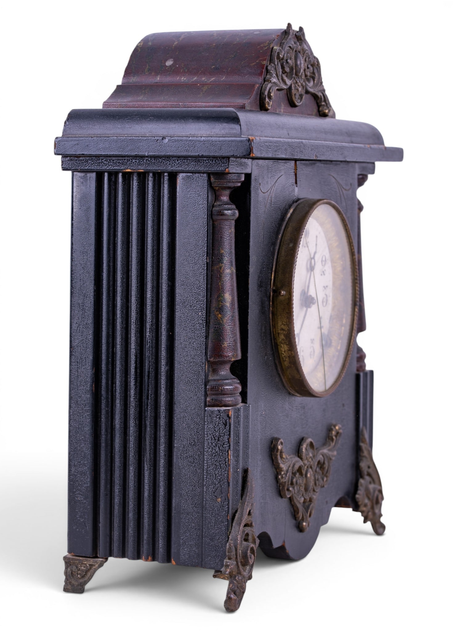 Antique Wm. Gilbert Mantle Clock - 4